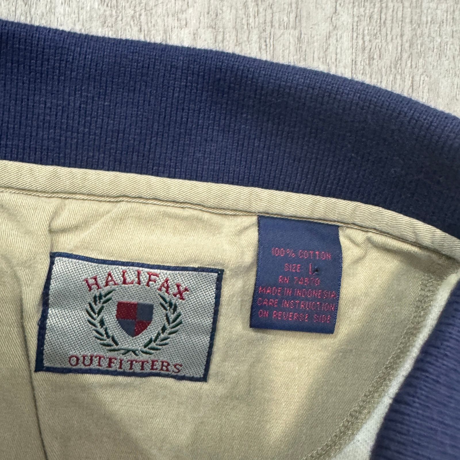 Vintage Vintage Halifax Outfitters Pool Billiards Polo Shirt Large Size US L / EU 52-54 / 3 - 4 Thumbnail
