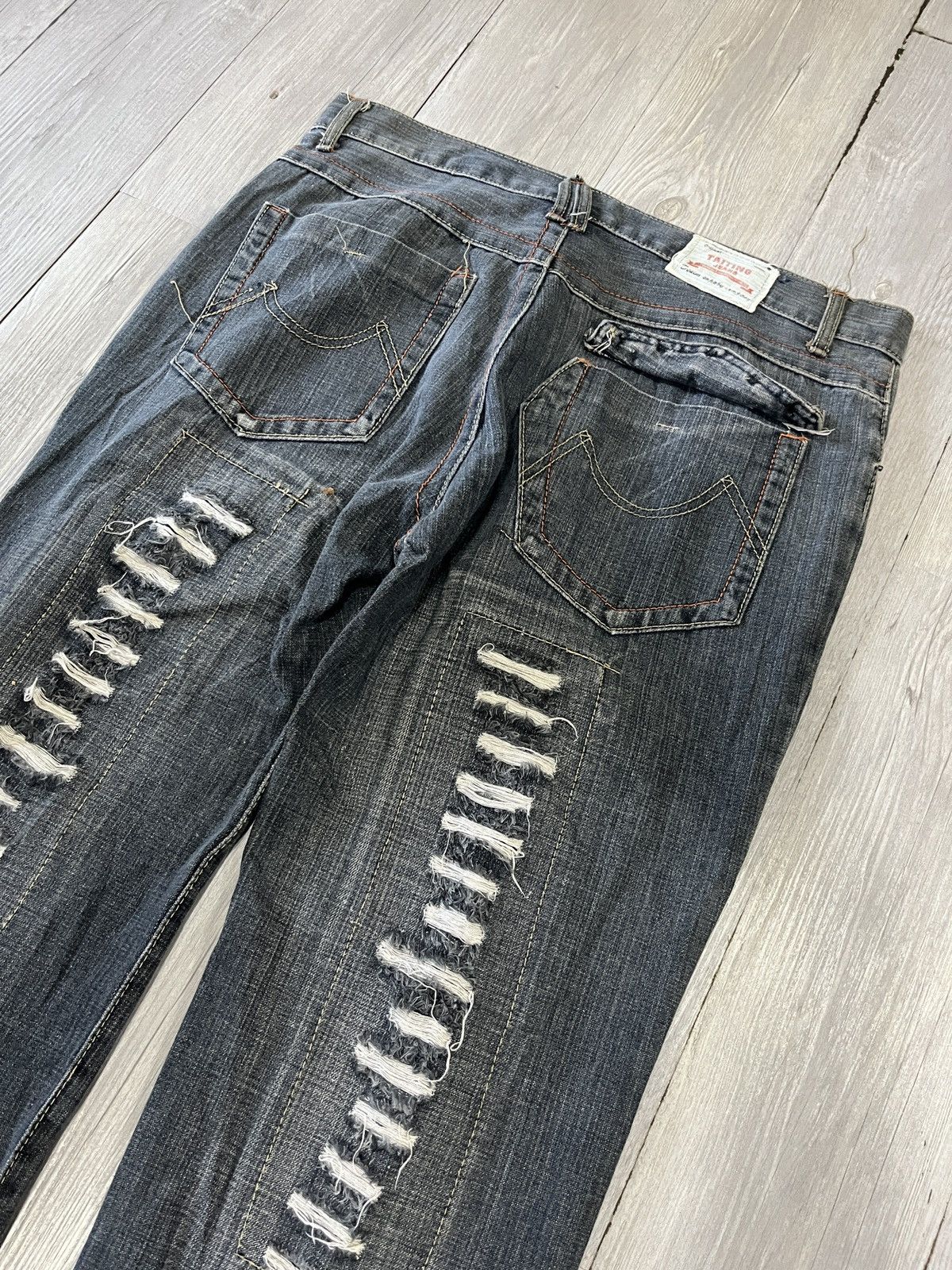 Japanese Brand Distressed denim Size US 36 / EU 52 - 4 Thumbnail