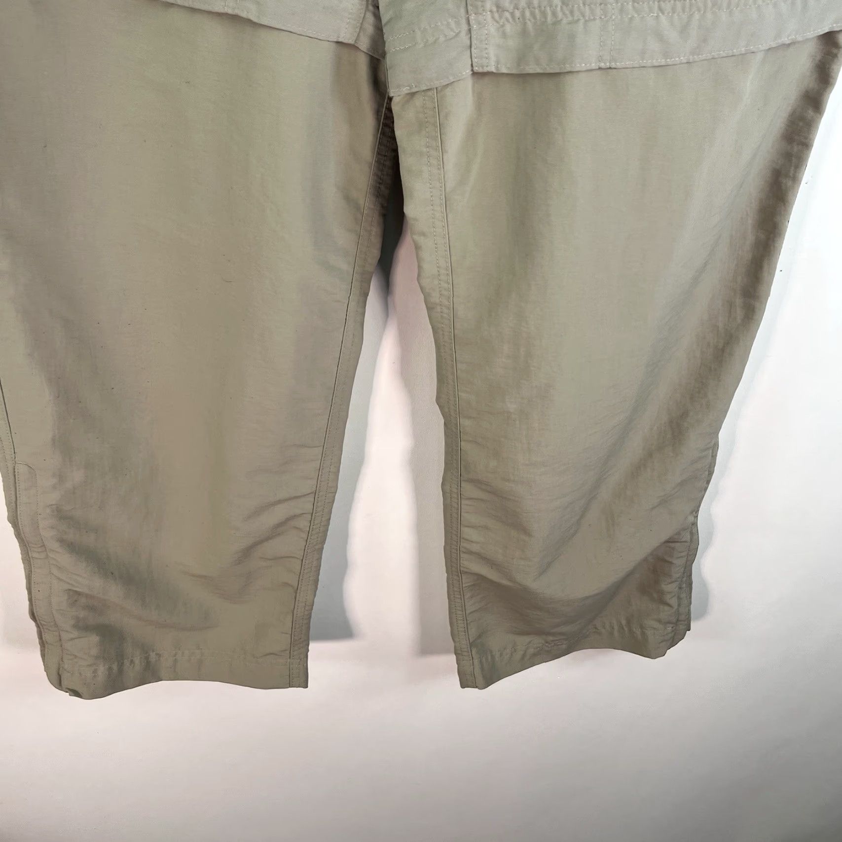 The North Face VINTAGE The North Face Convertible Pants to Shorts Belted Hiking Outdoor Beige L 36X31 Size US 33 - 4 Thumbnail