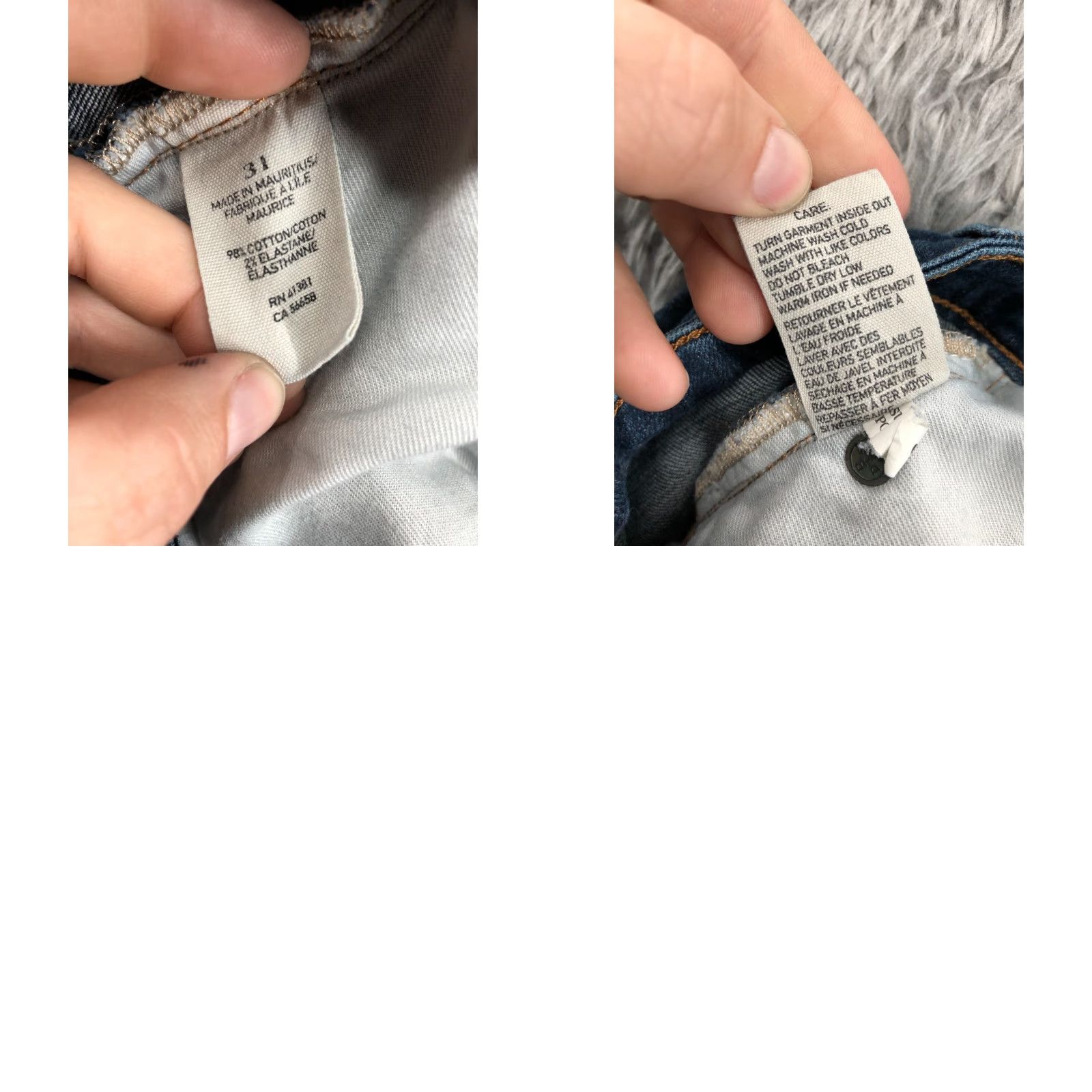 H&M H&M Jeans Skinny Crop Blue 31 Womens Regular Medium Wash Denim 5-Pocket Zipper Button Belt Loops Inseam 26" Cotton Cotton Blend Modern Classic Size 24" / US 00 / IT 34 - 9 Thumbnail