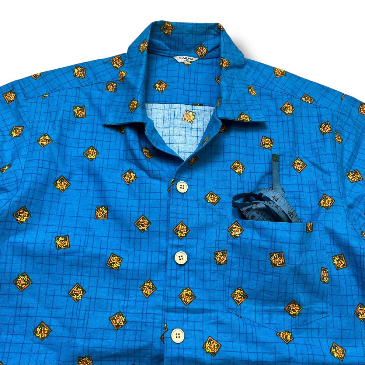 Japanese Brand kaly sakugawa open collar button shirt Size US M / EU 48-50 / 2 - 5 Thumbnail