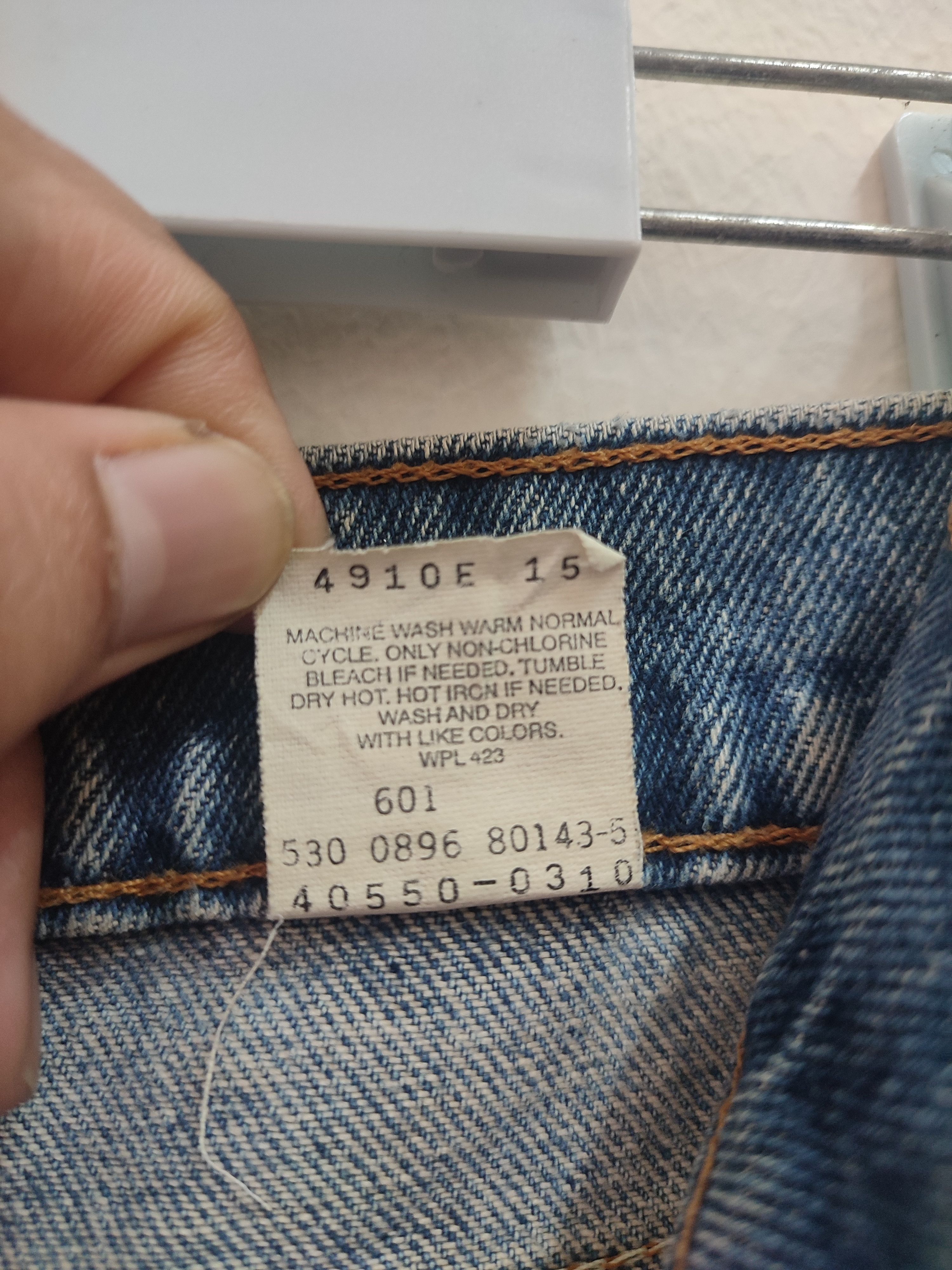 Levi's 💥Vtg Levi's 550 Orange Tab Jeans Size US 36 / EU 52 - 11 Thumbnail
