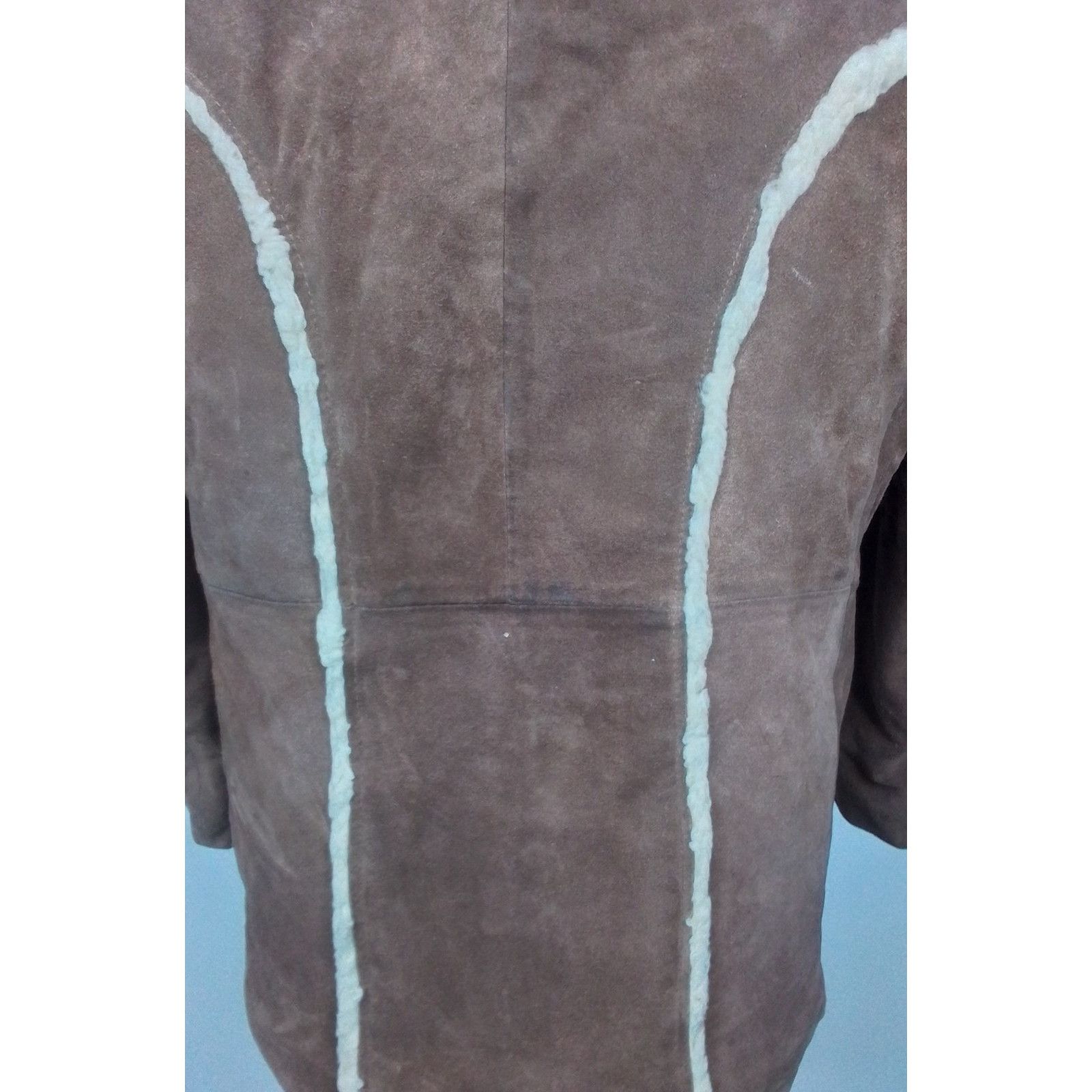 Scully Leather Vintage J. Sully Sherpa Lined Suede Leather Jacket Men's 42 Size US L / EU 52-54 / 3 - 6 Thumbnail