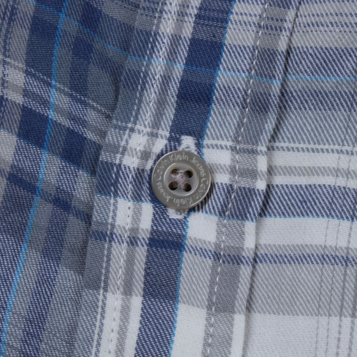 Calvin Klein × Designer CKJ Calvin Klein Jeans Lightweight Long Sleeve Plaid Shirt Size US XL / EU 56 / 4 - 11 Thumbnail