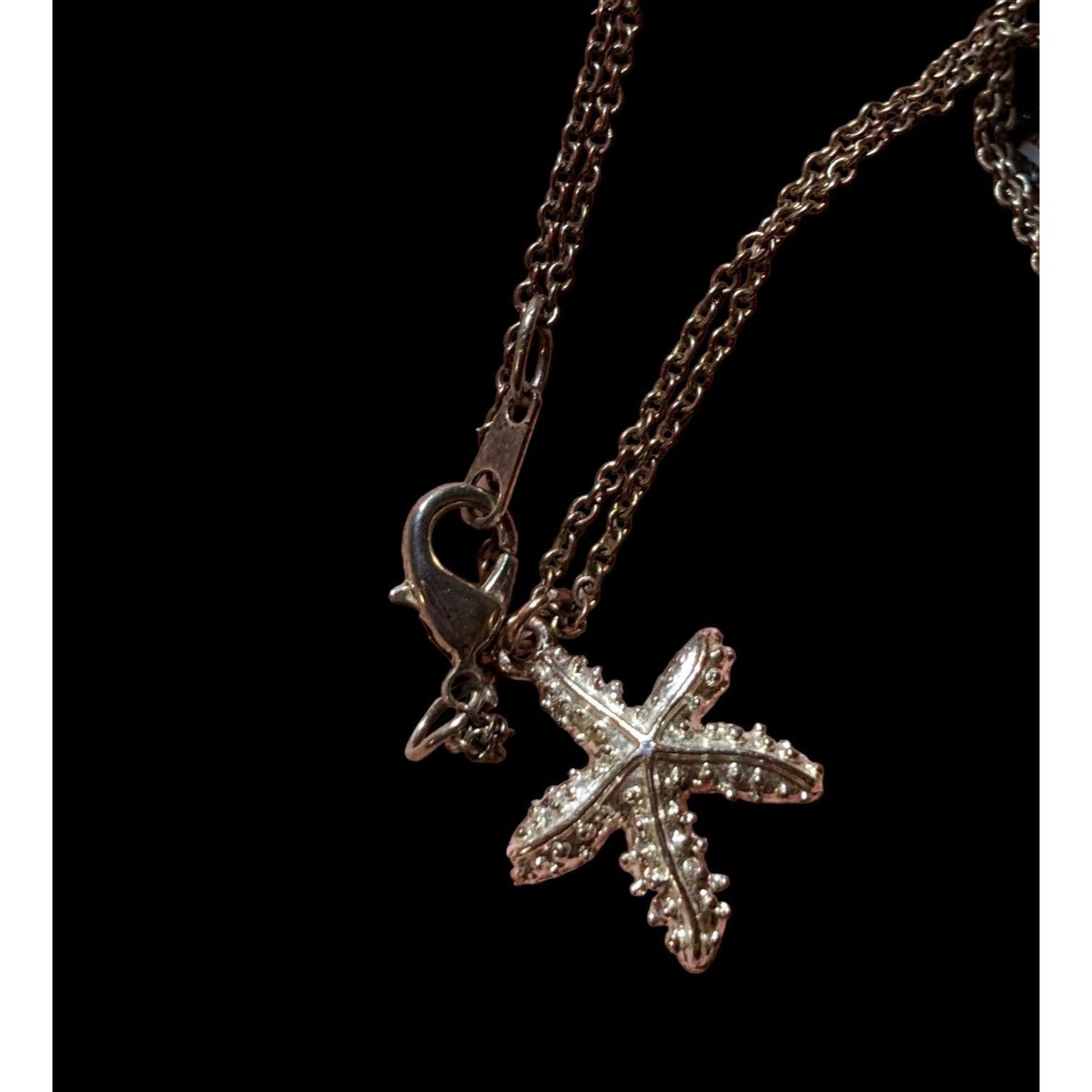 Other Minimalist Silver Starfish Necklace Size ONE SIZE - 5 Thumbnail