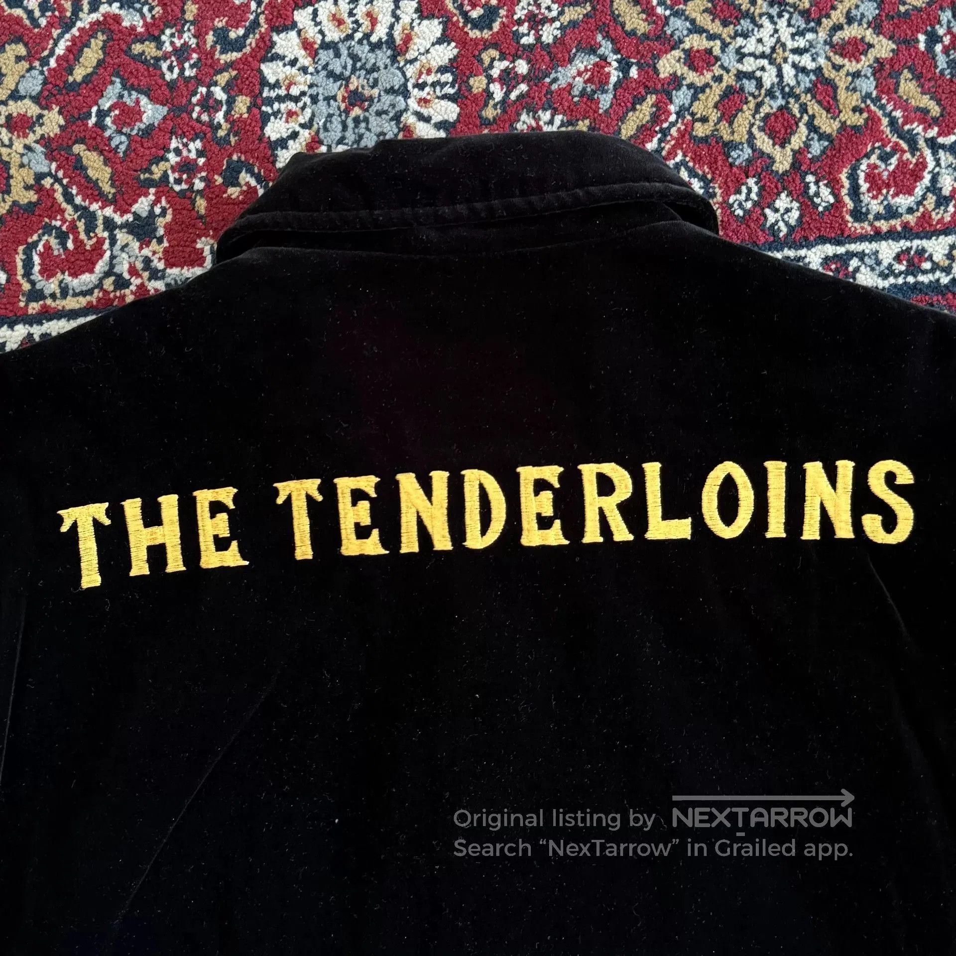 Tenderloin Tenderloin Black Velvet Coach Jacket. Size US S / EU 44-46 / 1 - 5 Thumbnail