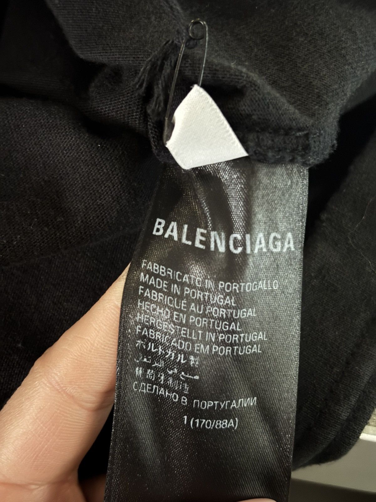 Balenciaga BALENCIAGA SKATER TEE SIZE 1 Size US XL / EU 56 / 4 - 11 Thumbnail
