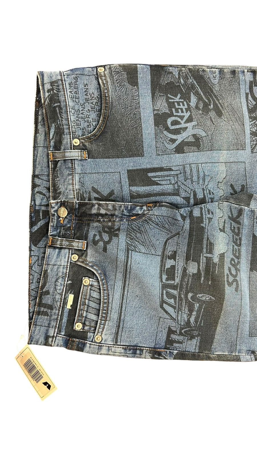 Iceberg Deadstock 90s Iceberg old school Jeans Comic Strip Print - Size 27" / US 4 / IT 40 - 6 Thumbnail