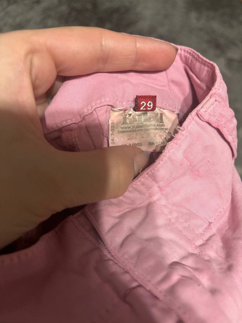 Japanese Brand Vintage 90s pink pant Jlo Paris Hilton y2k rare jeans pants Size 29" - 8 Thumbnail