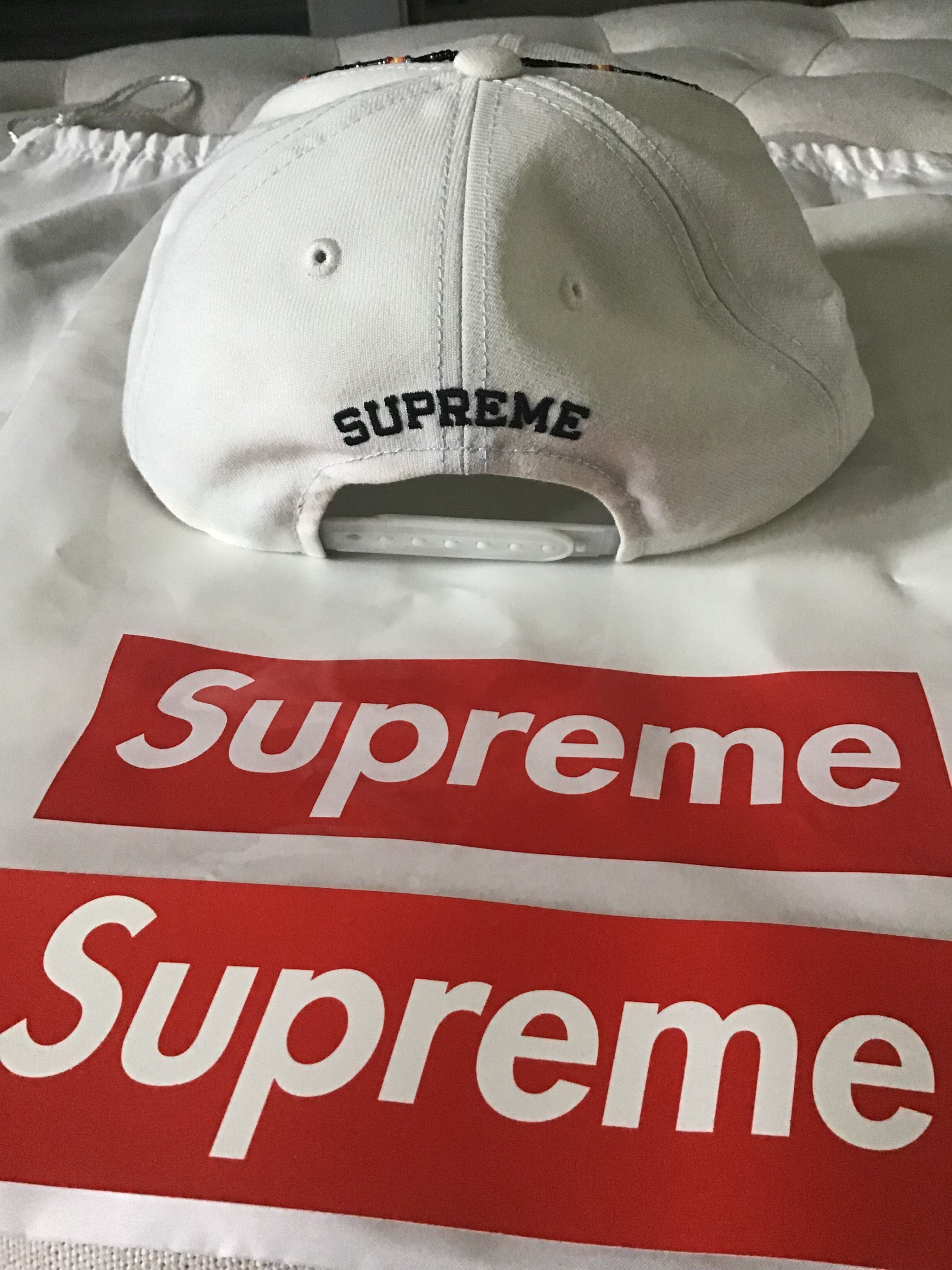 Supreme Beaded 6 Panel NWT Size ONE SIZE - 6 Thumbnail