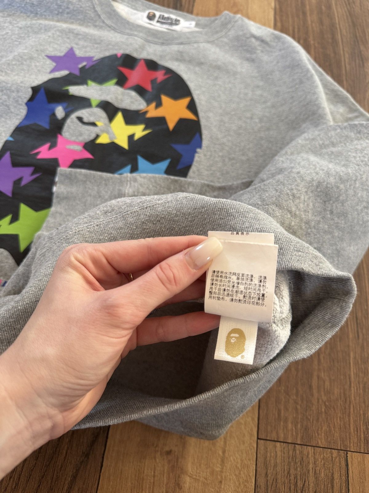 Bape A Bathing Ape Bape Multicolor Sweatshirt Size US M / EU 48-50 / 2 - 5 Thumbnail