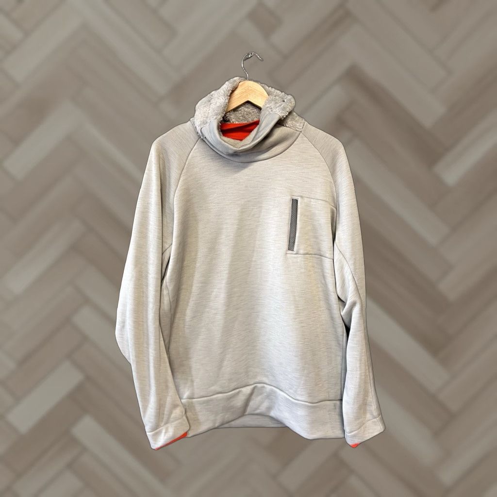 Adidas Adidas Sweatshirt High Neck Pullover Lined Gray Mens XL Shirt Pullover Sweatshirt for Men (no extra words) Size US XL / EU 56 / 4 - 1 Thumbnail