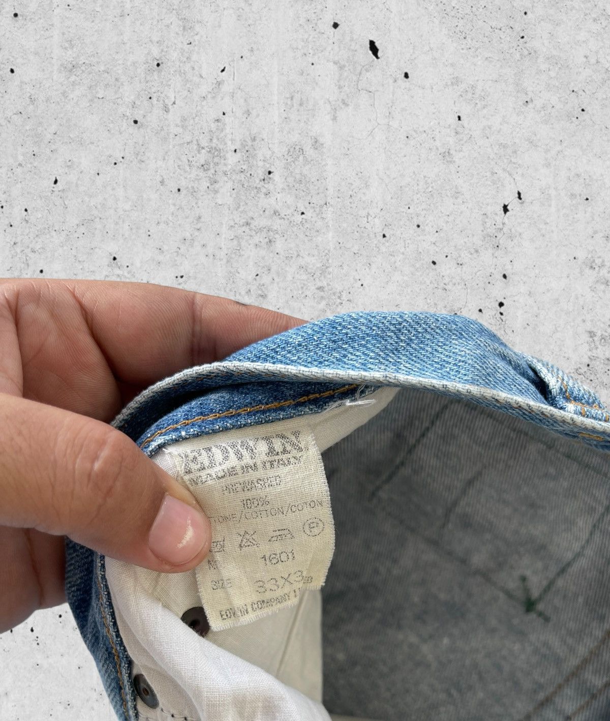 Edwin 🔥 Edwin Italy Distressed Denim Vintage W31 🔥 Size US 31 - 7 Thumbnail