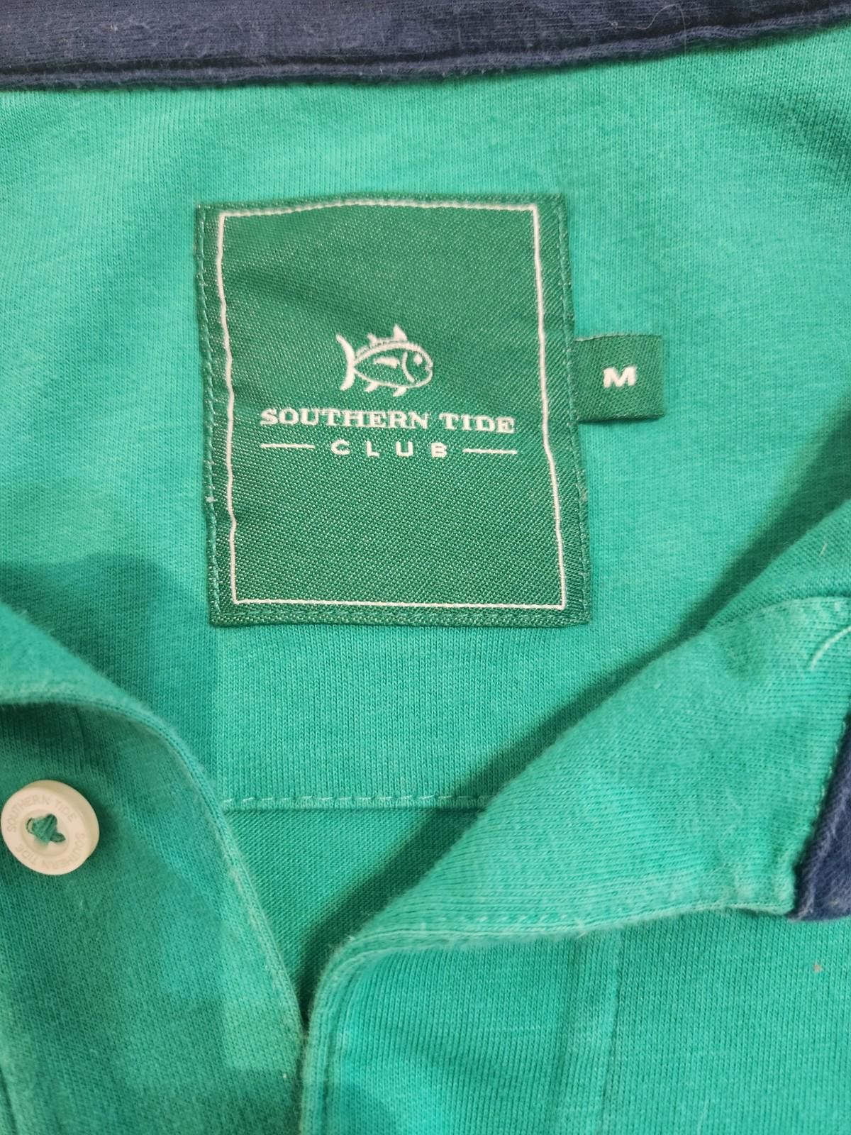 Southern Tide Southern Tide Club Polo Shirt Green Men's Medium Size US M / EU 48-50 / 2 - 2 Thumbnail