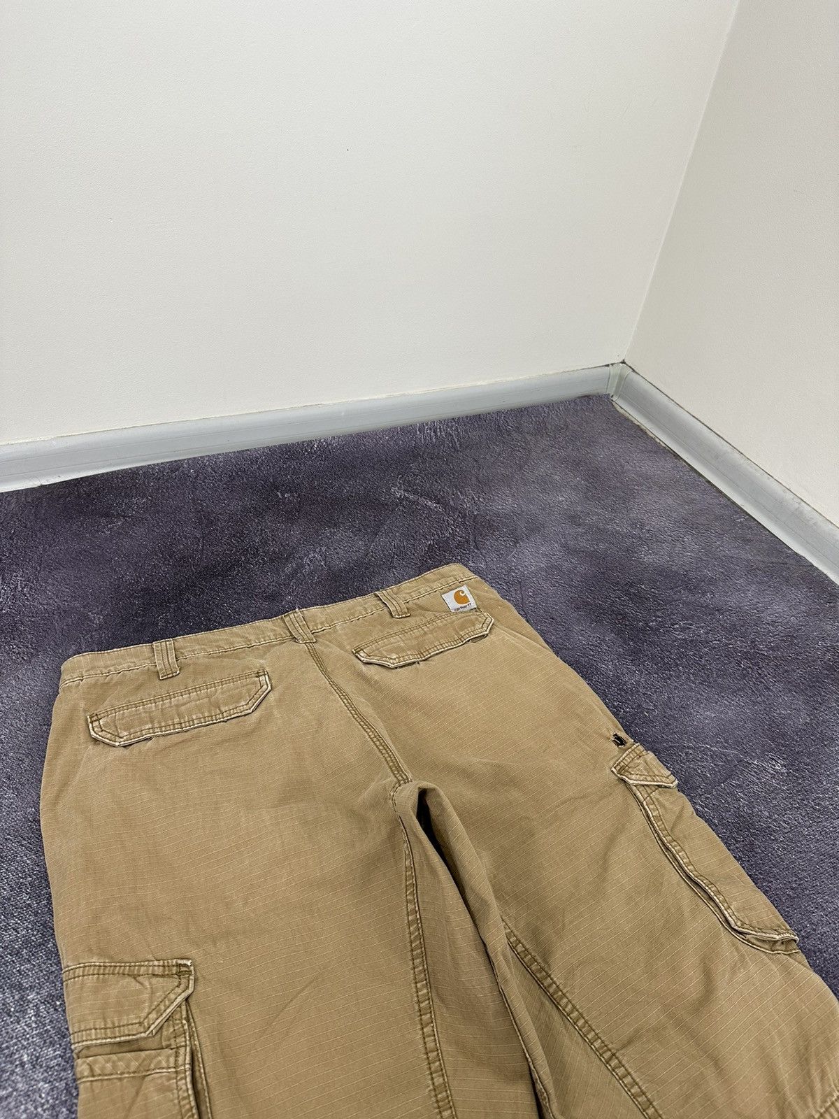 Carhartt Vintage Carhartt Cargo Baggy Distressed Opium USA Work Pants Size US 38 / EU 54 - 6 Thumbnail