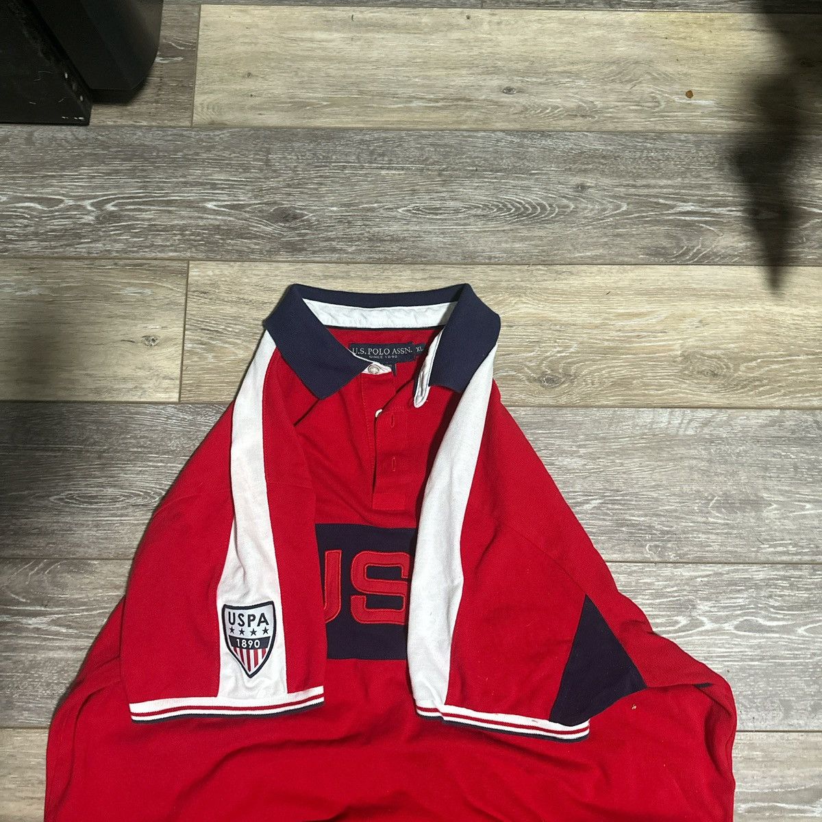 U.S. Polo Assn. × Vintage 90s USA/USPA Polo Size US XL / EU 56 / 4 - 3 Thumbnail