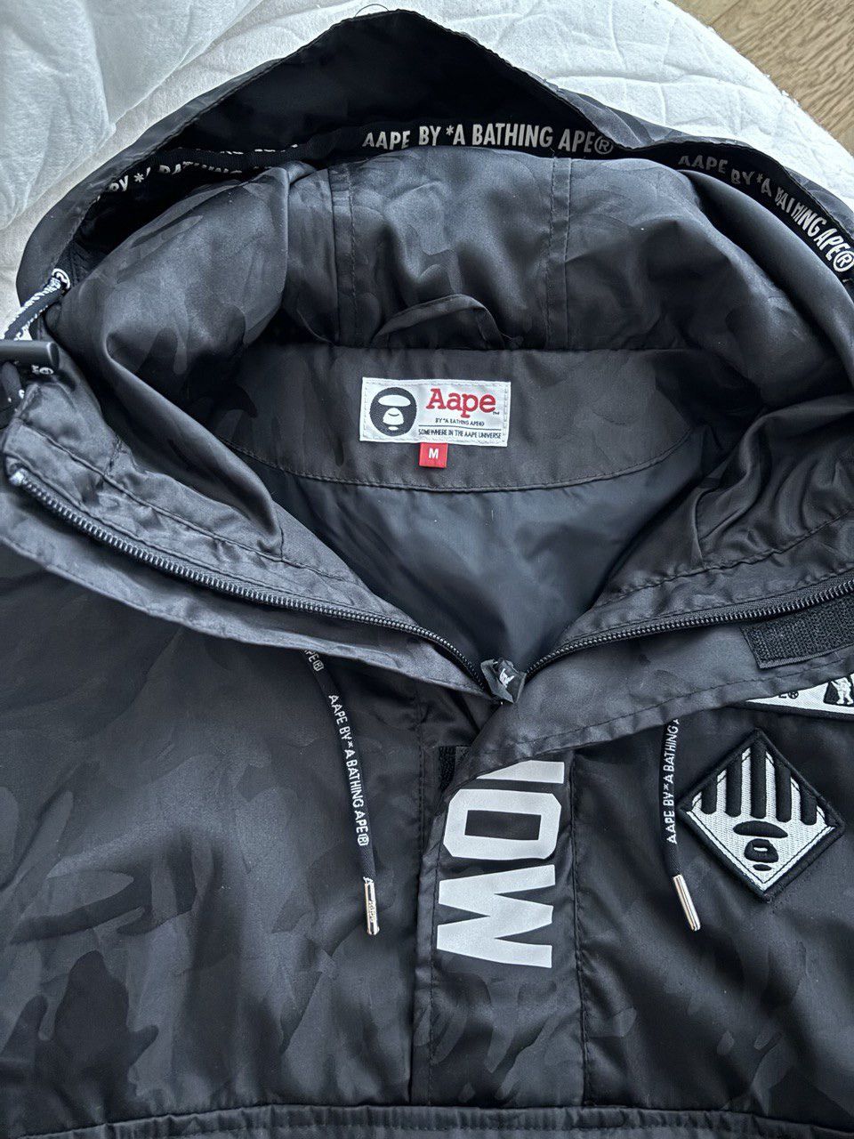 Aape × Bape Bape camo black anorak Size US M / EU 48-50 / 2 - 5 Thumbnail