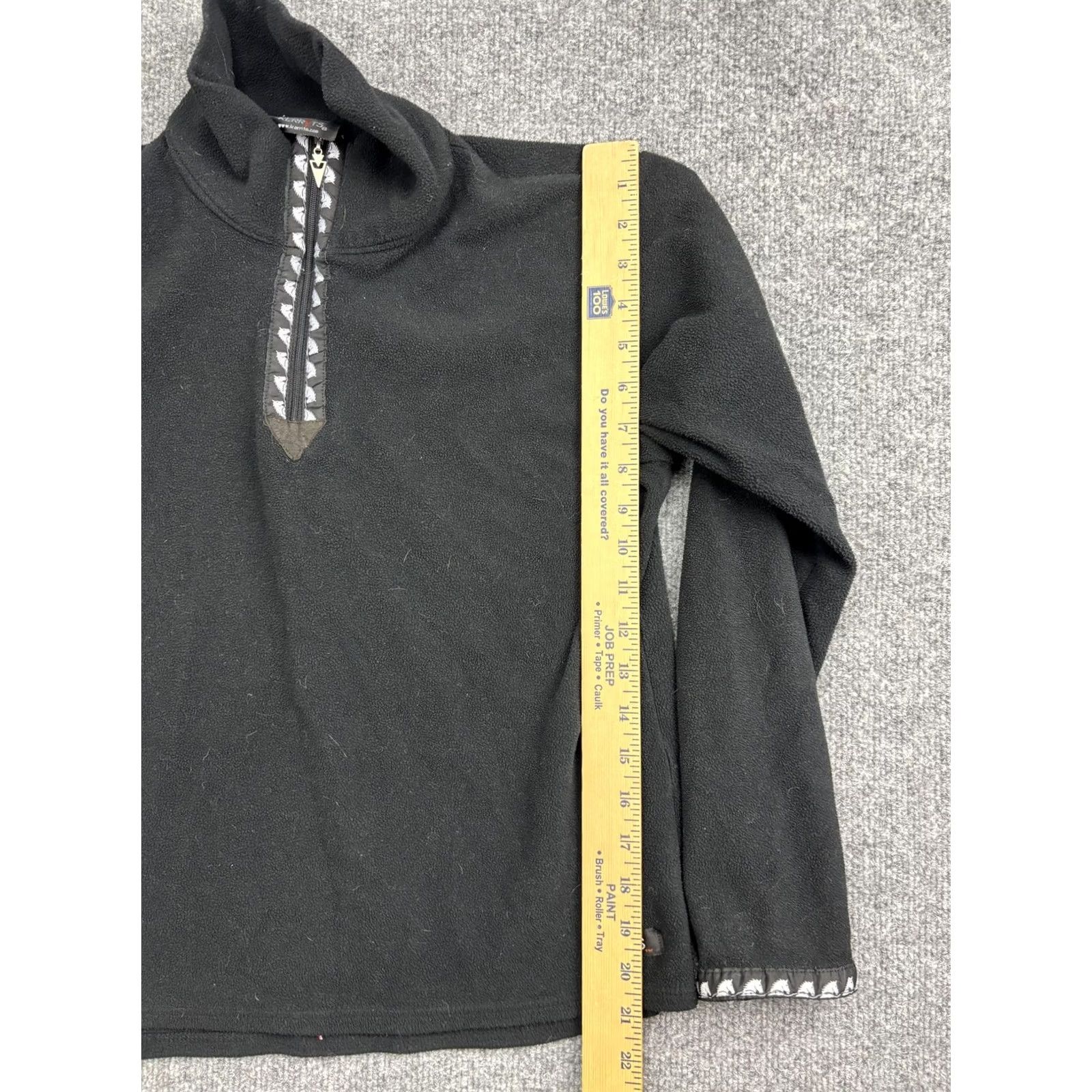 Vintage Kerrits Sweatshirt Womens Medium Black Fleece 1/4 Zip Pullover Riding Shirt Size M / US 6-8 / IT 42-44 - 4 Thumbnail