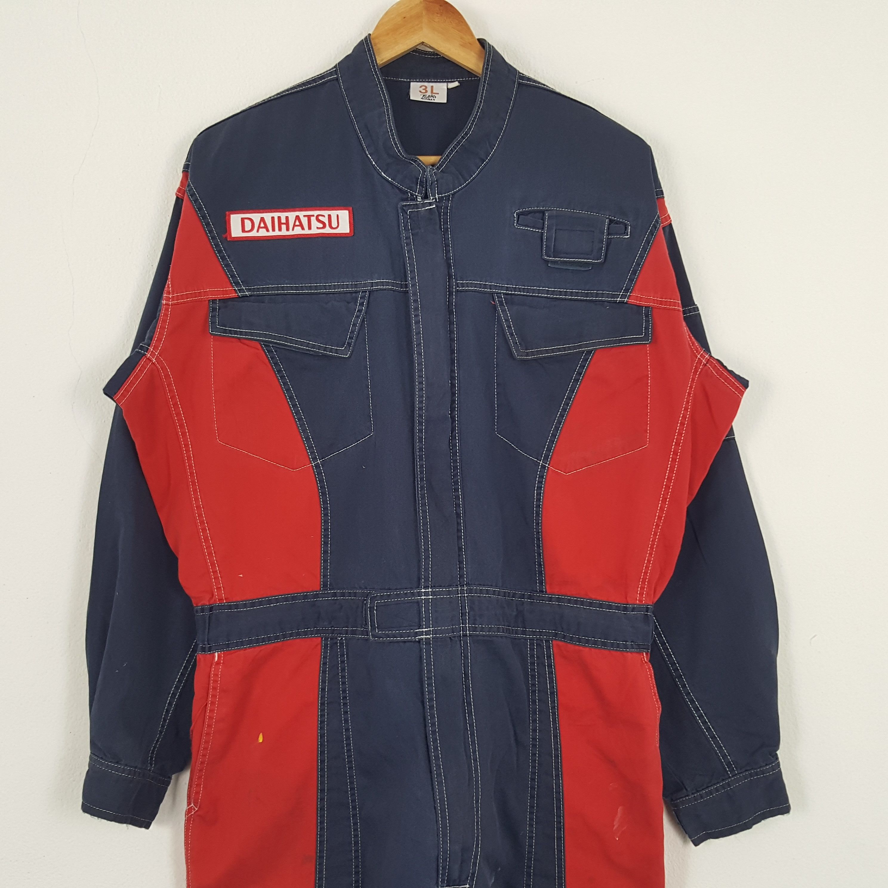 Japanese Brand × Vintage Vintage Daihatsu Japanese Racing Team Coverall Jacket Size US XL / EU 56 / 4 - 4 Thumbnail