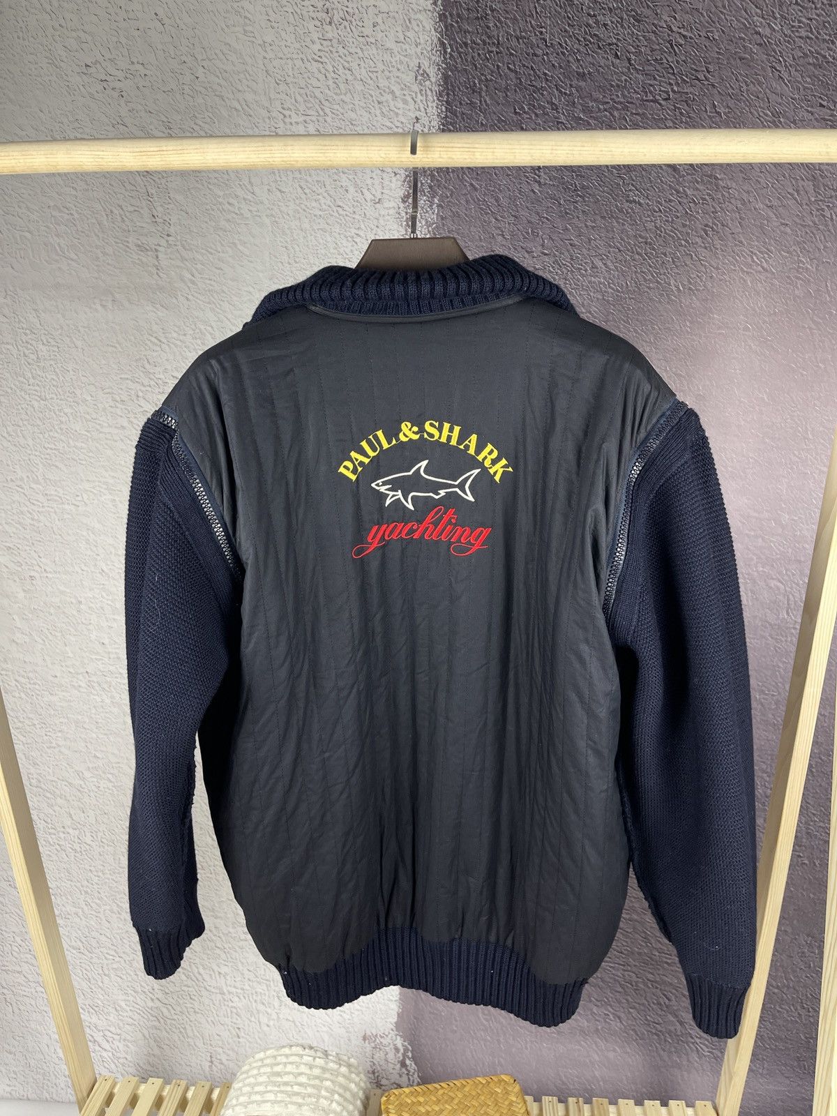 Paul & Shark Paul & Shark reversible 3 in 1 wool cotton jacket vest logo Size US XL / EU 56 / 4 - 21 Thumbnail