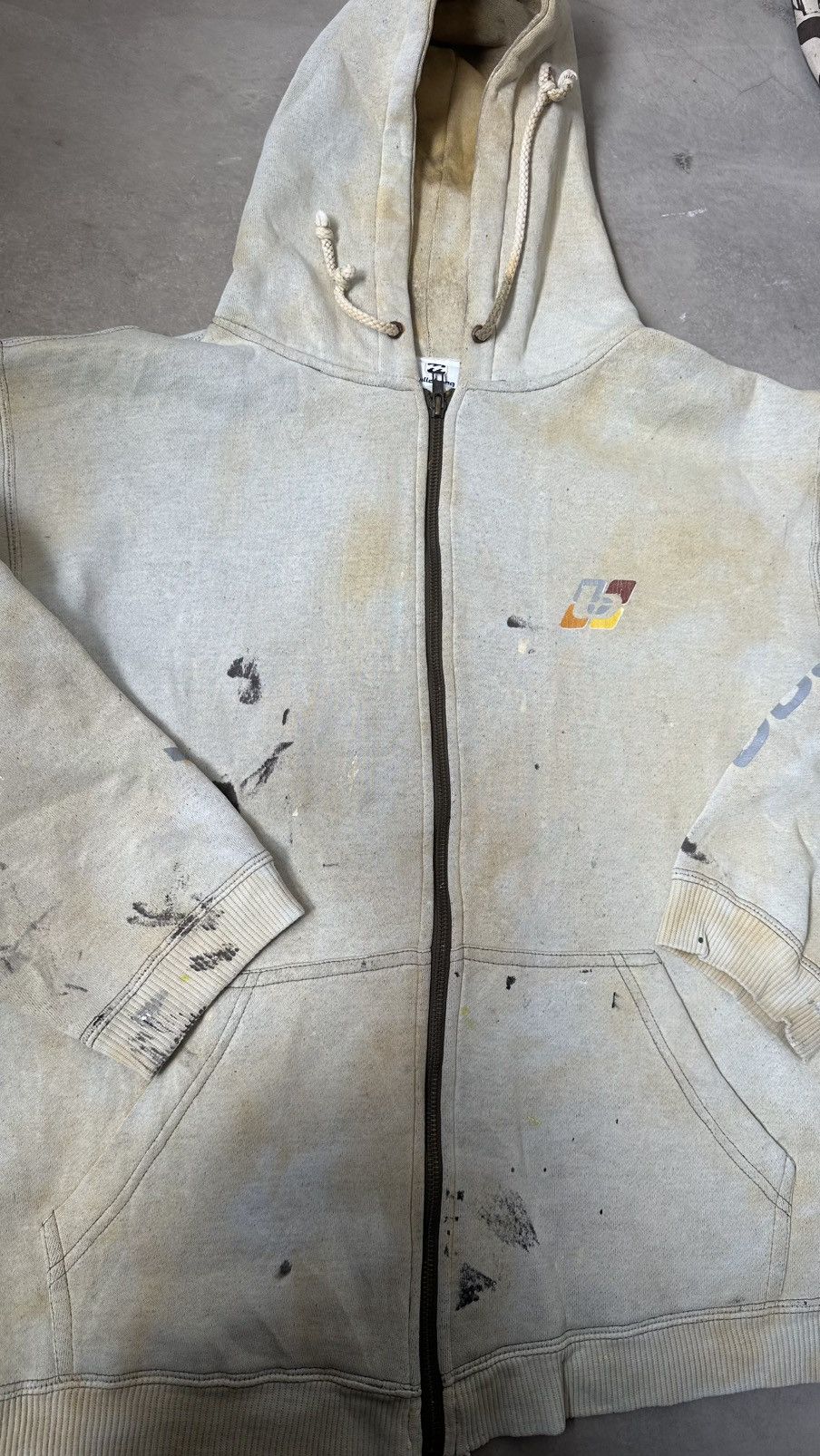 Billabong VINTAGE BILLABONG DISTRESSED HOODIE Size US L / EU 52-54 / 3 - 3 Thumbnail