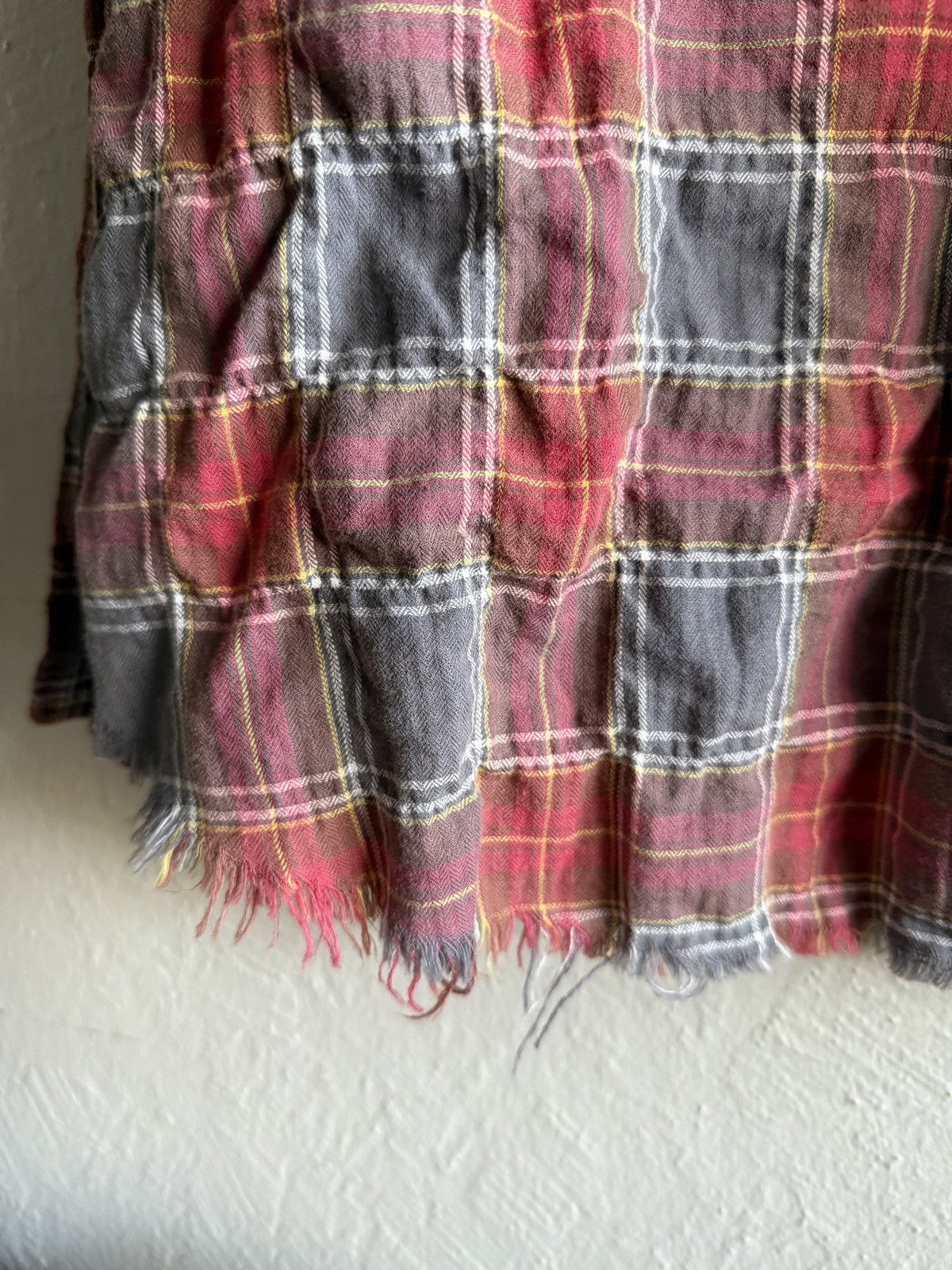 Saint Laurent Paris Saint Laurent Paris bleached flannel raw hem destroyed SS16 Size US M / EU 48-50 / 2 - 13 Thumbnail