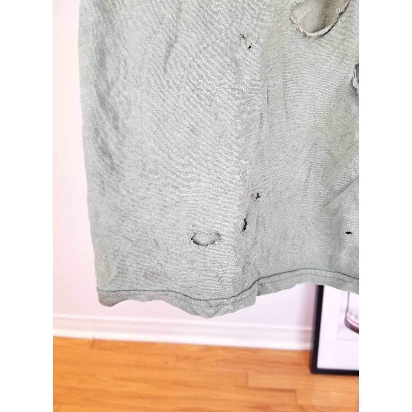 Hanes VINTAGE Hanes T-Shirt Green L Men Size US L / EU 52-54 / 3 - 7 Thumbnail