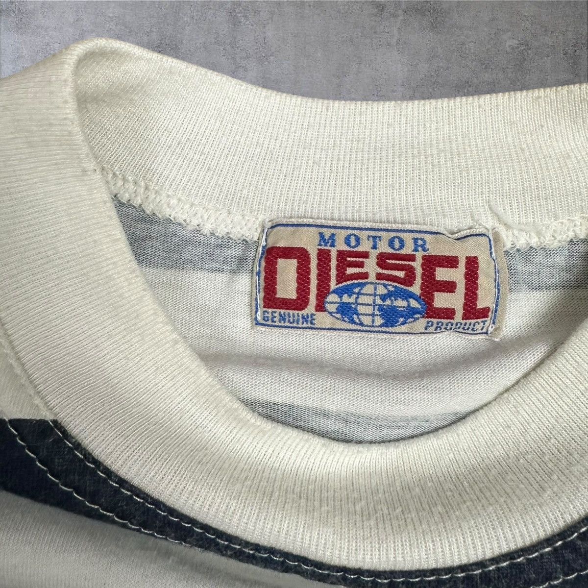 Vintage Vintage 90s Striped T shirt Tradition Authentic M. DIESEL Size US XL / EU 56 / 4 - 6 Thumbnail