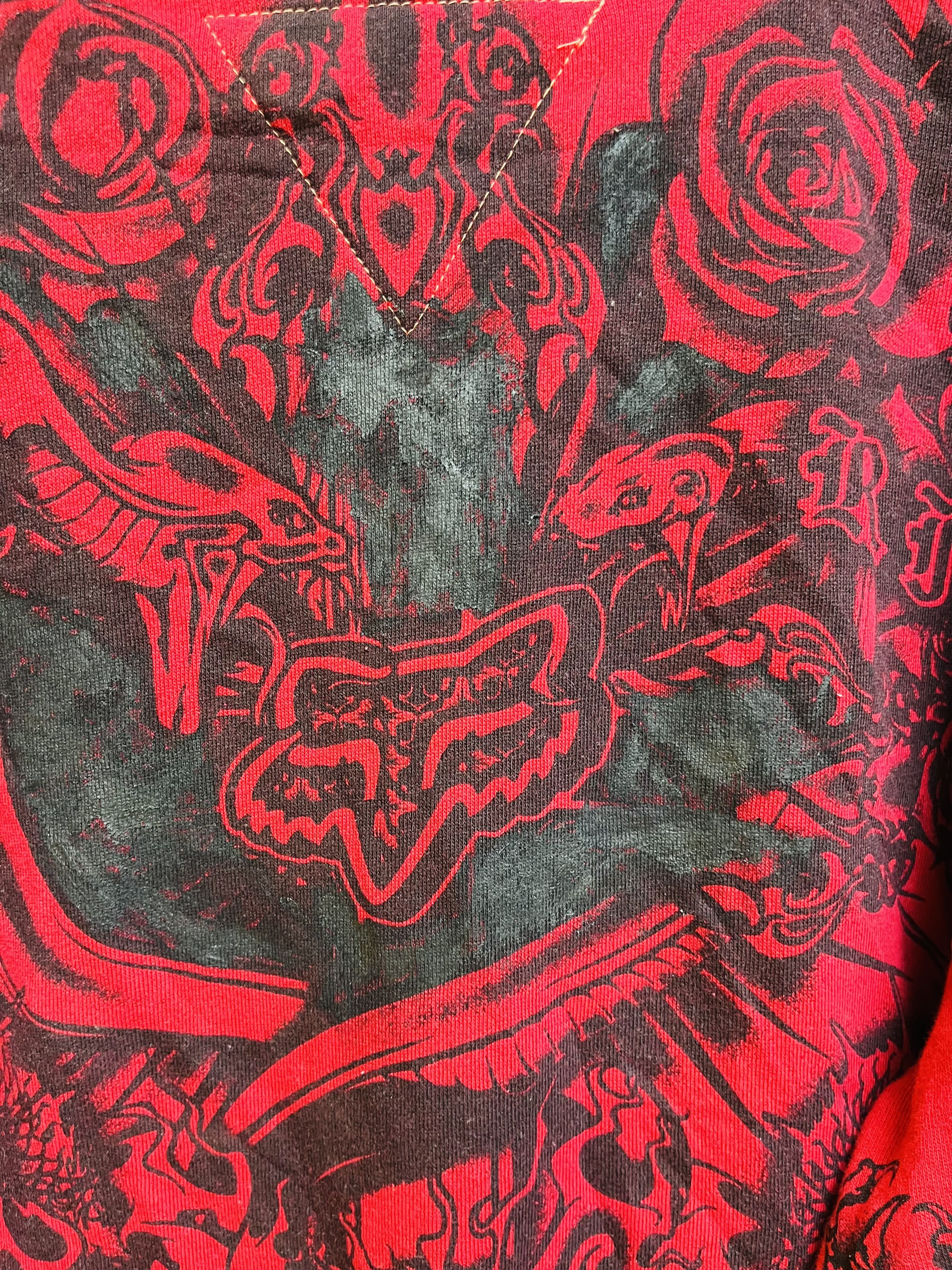 Fox Racing Vintage Fox Racing Motorcycle Japanese Designe Fashion Style Size US L / EU 52-54 / 3 - 15 Thumbnail
