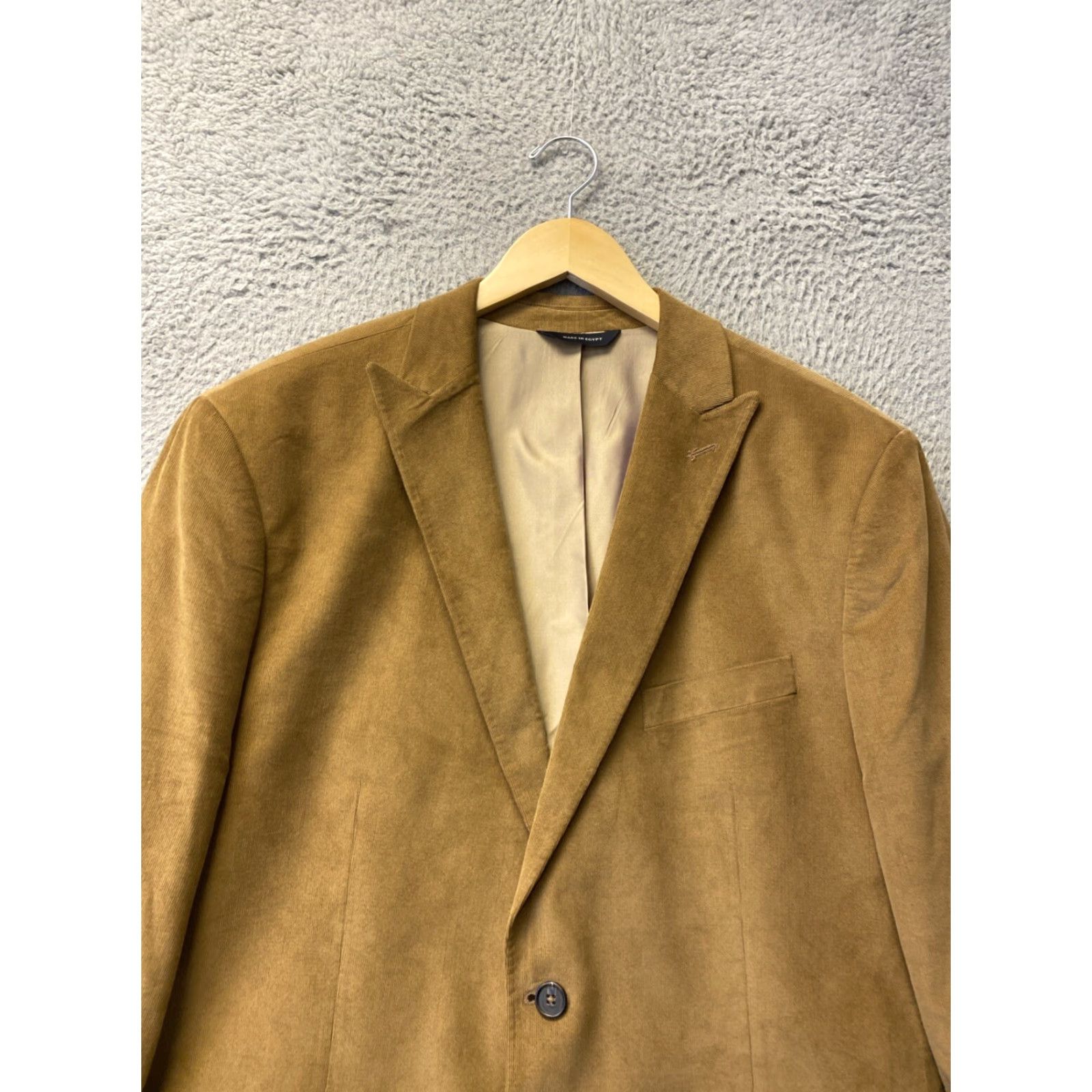 Banana Republic Banana Republic Tailored Fit Corduroy Sport Coat 44 R Brown Blazer Size 44R - 3 Thumbnail