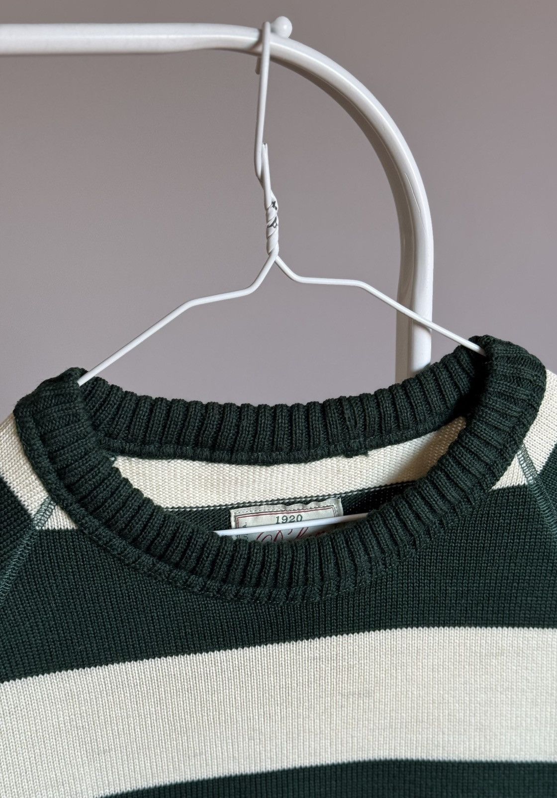 Dehen 1920 Dehen 1920 Wool Sweaters Striped Naval Crew Size US M / EU 48-50 / 2 - 5 Thumbnail