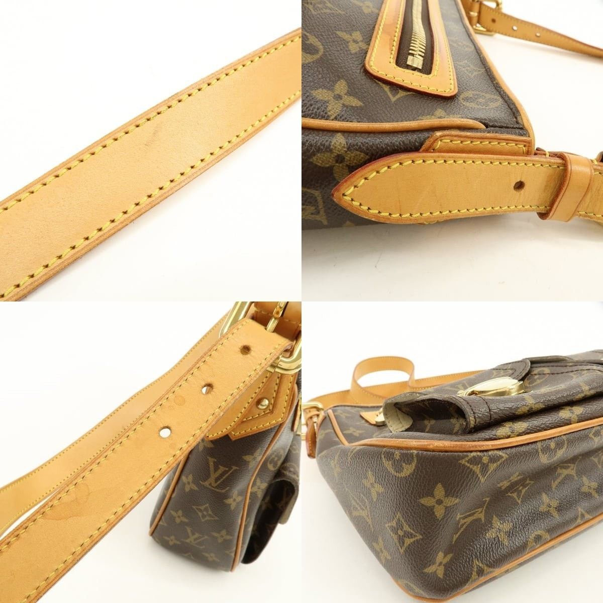 Louis Vuitton Louis Vuitton Monogram Hudson GM Shoulder Bag Size ONE SIZE - 4 Thumbnail