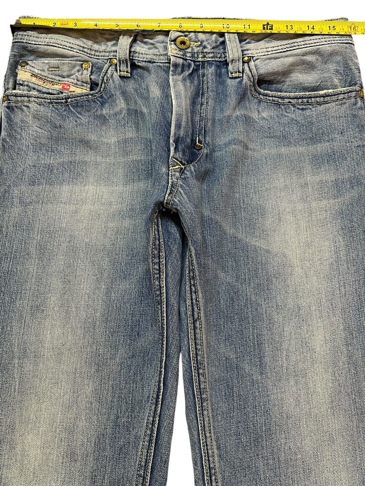 Diesel Vintage Diesel Industry Blue Faded Wash Style Jeans Size US 31 - 11 Thumbnail
