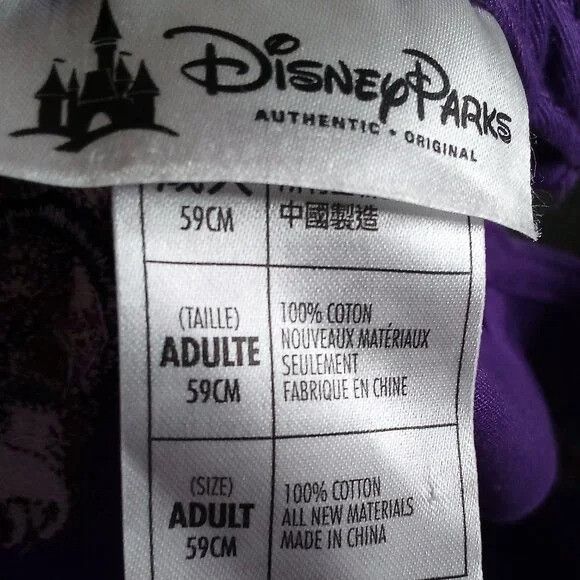Disney Vintage Disney Parks Mighty Villains Strap Back Hat Cap Size ONE SIZE - 7 Thumbnail
