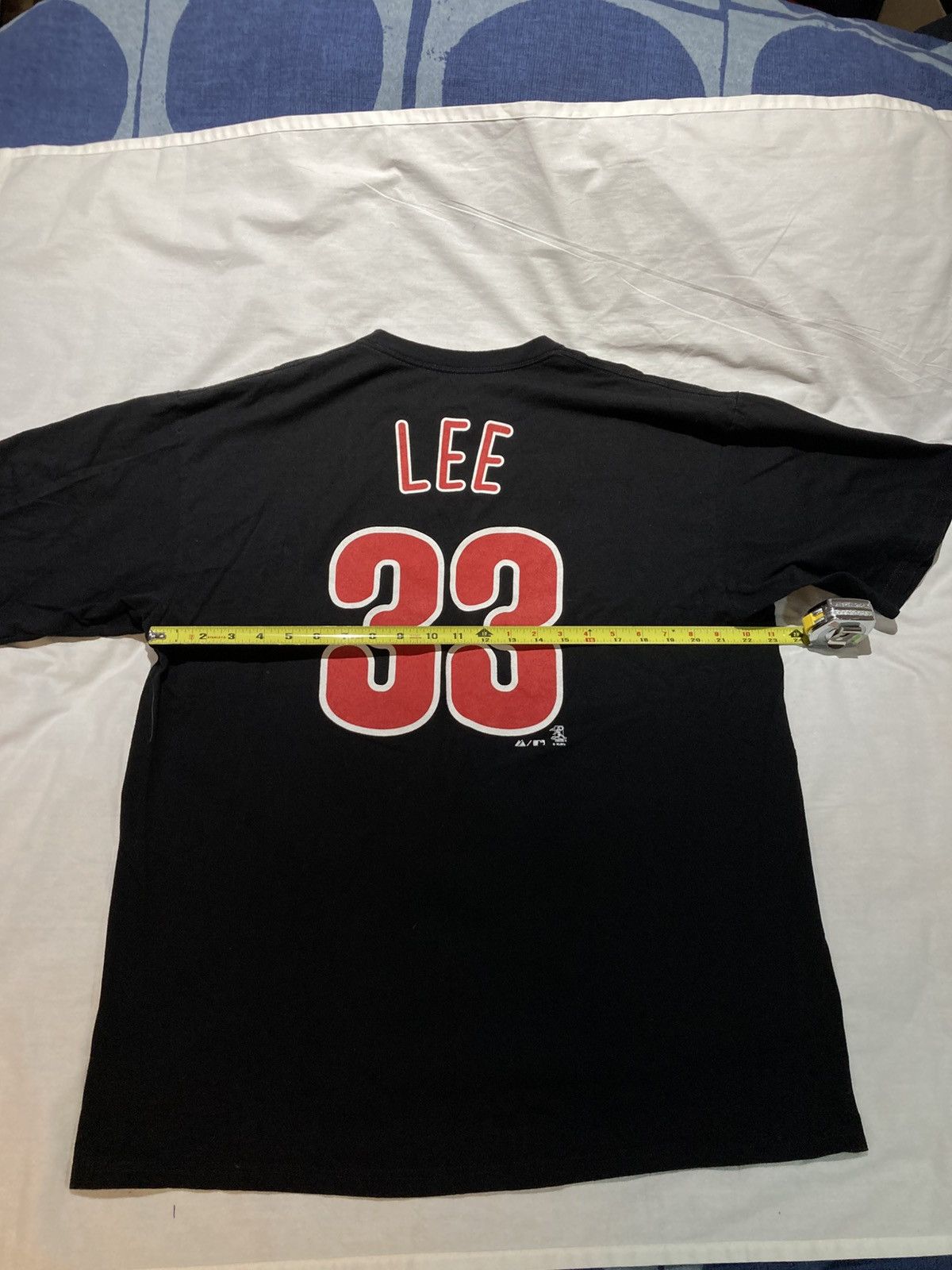 Majestic Philadelphia Phillies Cliff Lee Jersey Shirt, Men’s size XL Size US XL / EU 56 / 4 - 5 Thumbnail