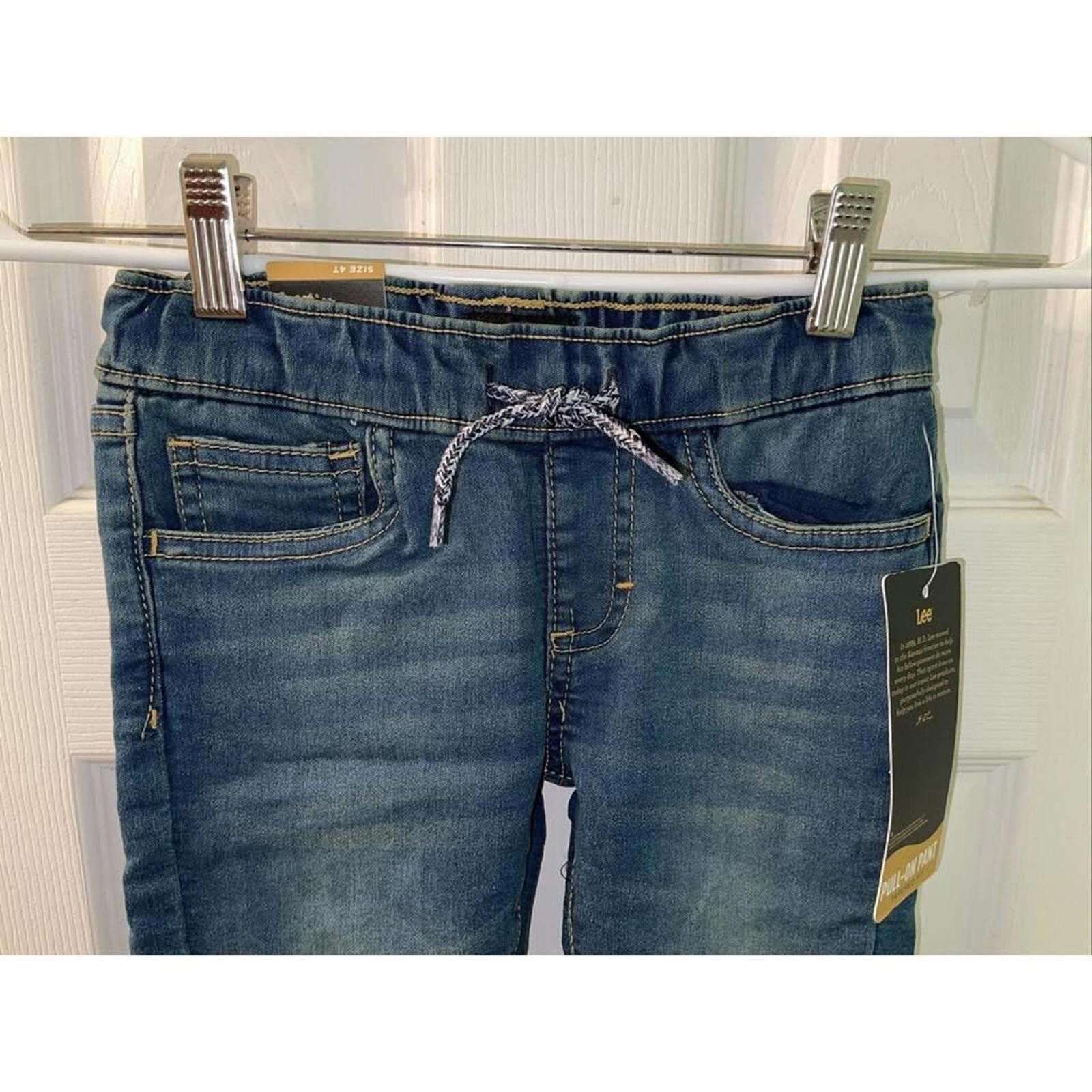 Other Lee Kids Dusk Blue Pull-On Pants - Tapered Fit, Size 4T Size ONE SIZE - 4 Thumbnail