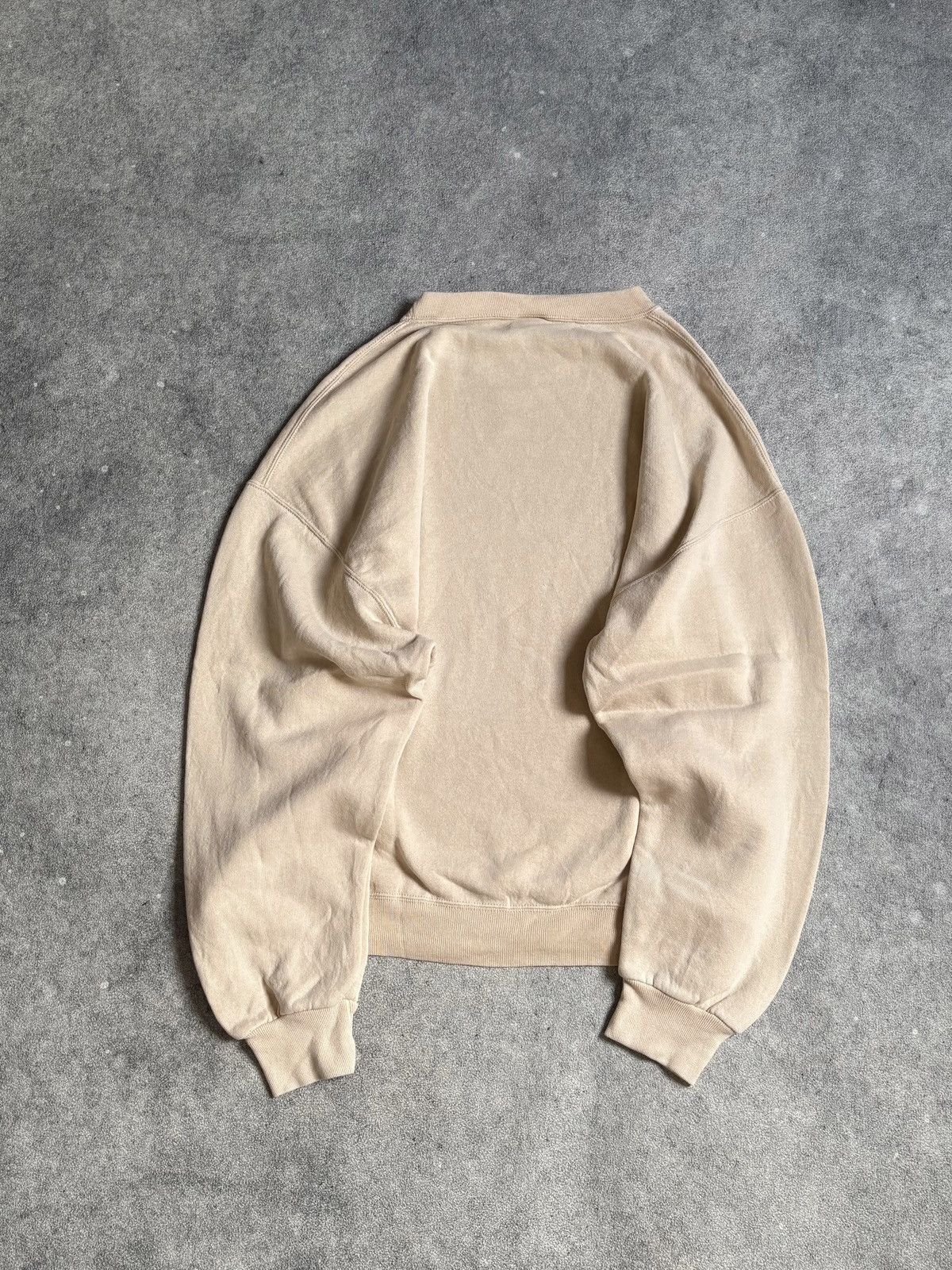 Russell Athletic 2000s Beige Cream Russell Sweatshirt Size US XL / EU 56 / 4 - 2 Thumbnail
