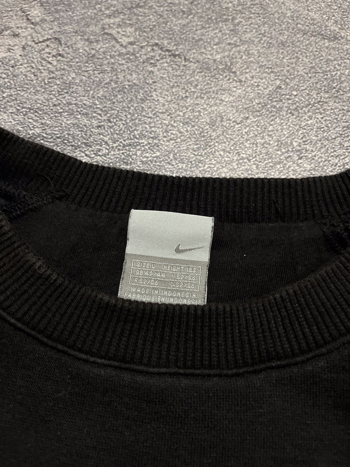 Nike × Vintage 00s Black Nike Vintage Big Logo Oversize Hoodie Y2K Size US L / EU 52-54 / 3 - 5 Thumbnail