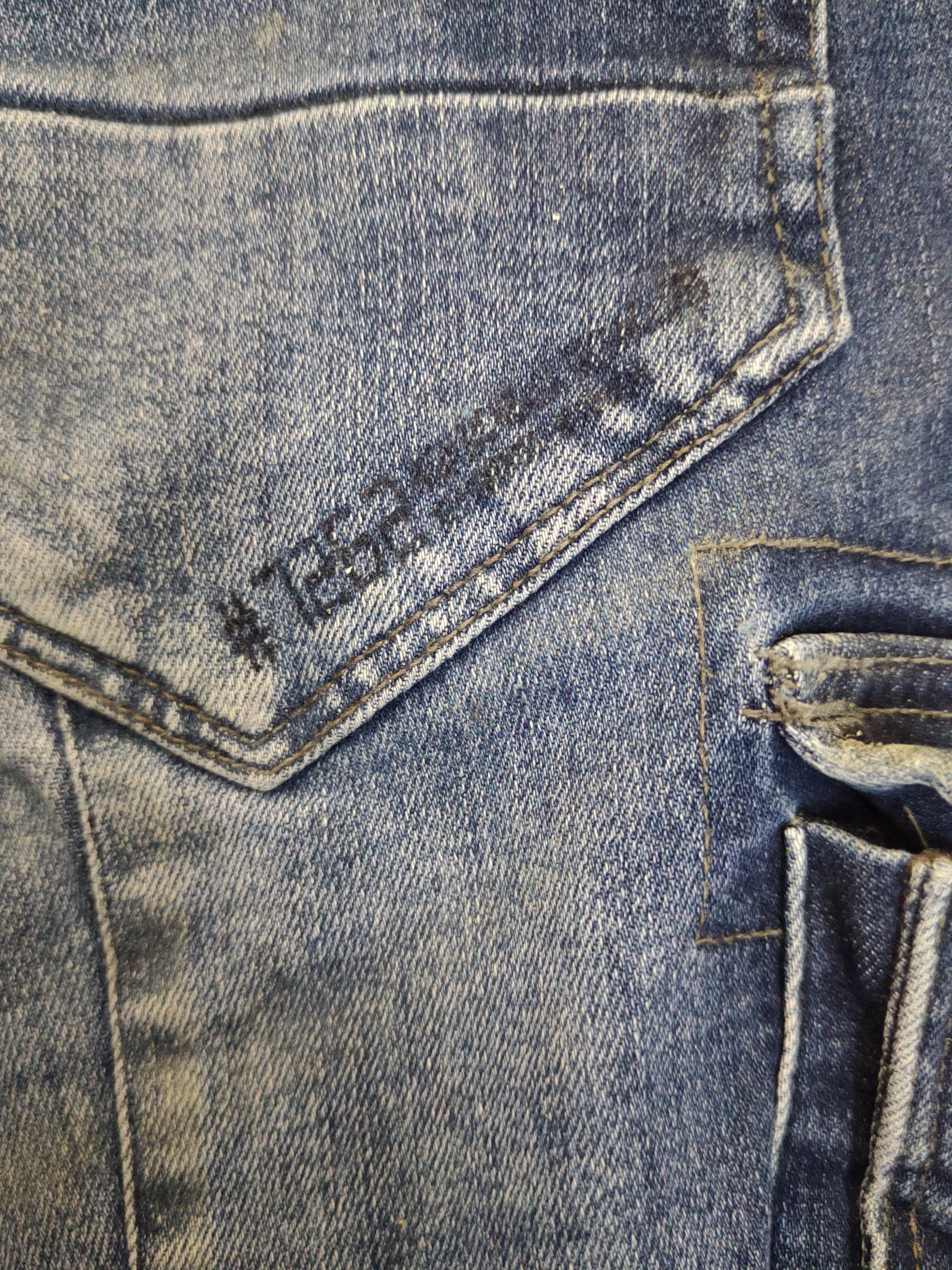 Japanese Brand I'z Frontier utility Distressed Ripped denim Jeans #W1981 Size US 30 / EU 46 - 10 Thumbnail