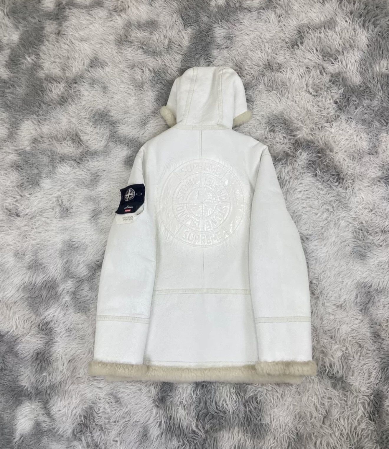 Stone Island × Supreme Supreme stone island leather jacket parka Size US M / EU 48-50 / 2 - 3 Thumbnail