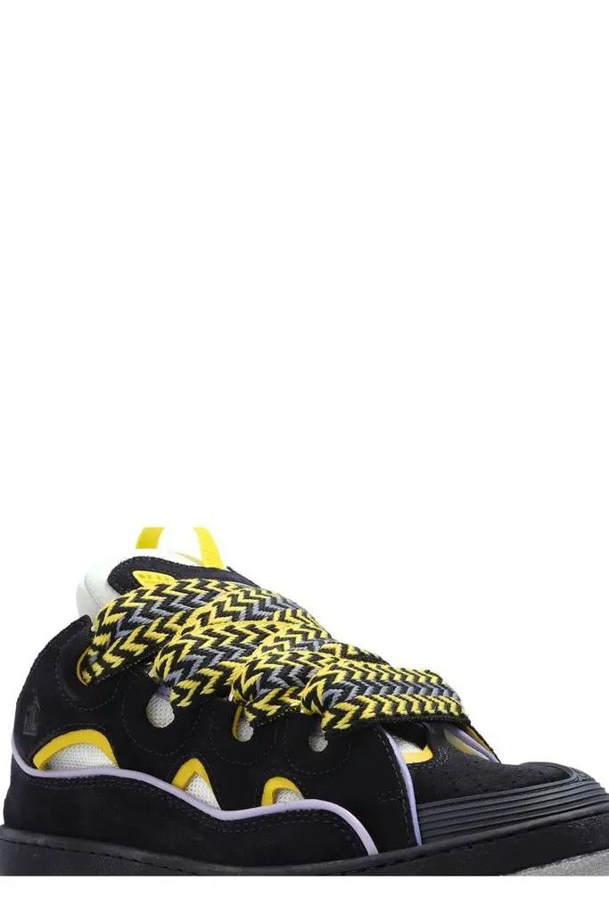 Lanvin os11x0526 Curb Lace-Up Sneakers in Multicolor Size US 8 / IT 38 - 2 Thumbnail