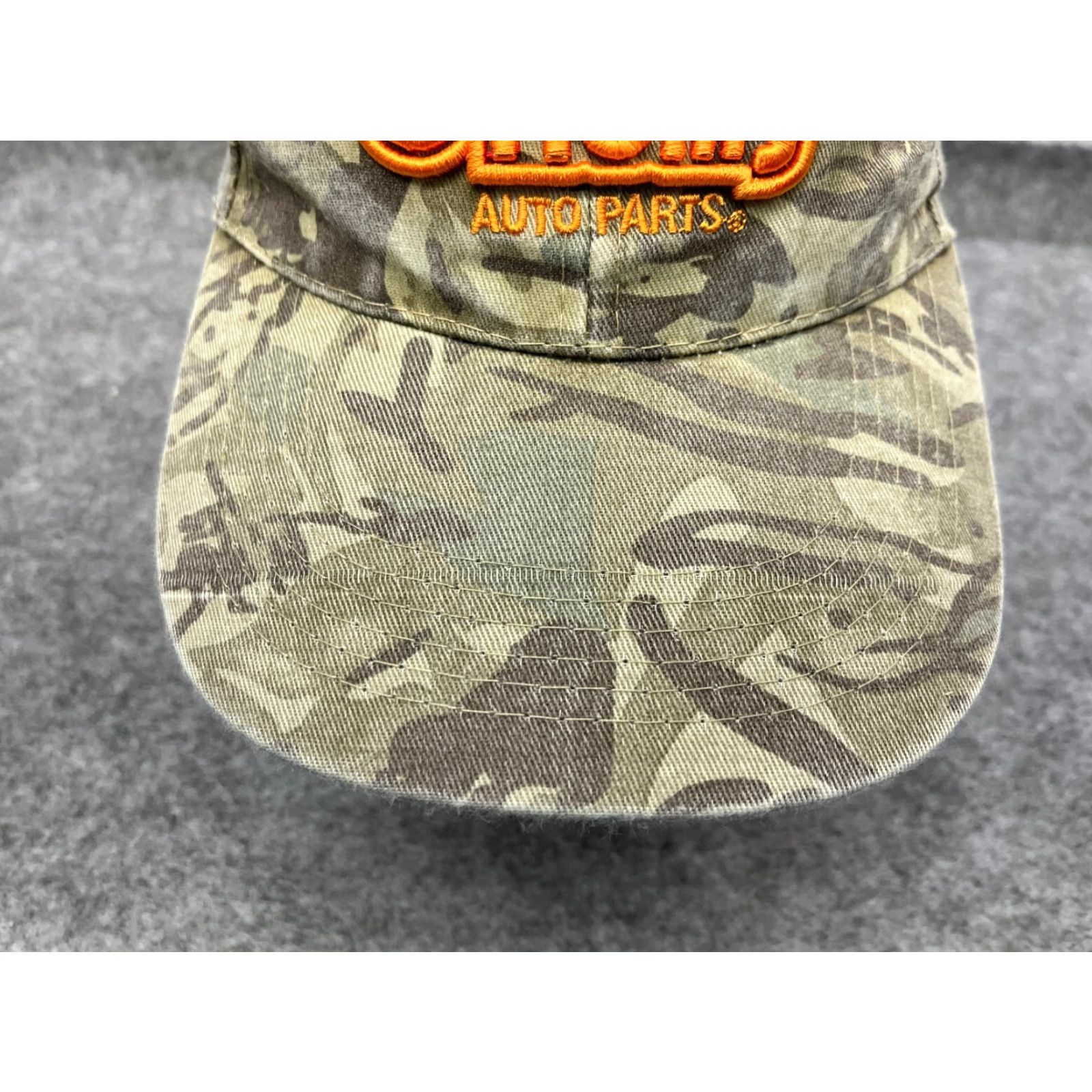 Vintage O'Reilly Auto Parts Hat Cap Adjustable One Size Green Camo Cotton Twill Baseball Cap Men Adult Size ONE SIZE - 3 Thumbnail
