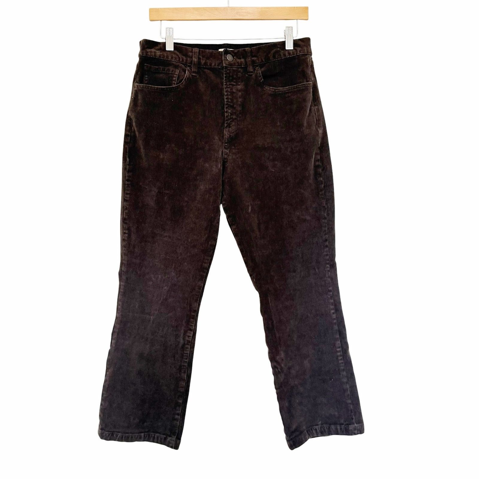 Faherty Faherty Brown Soft Stretch Corduroy Flare Pants Sz 30 Size 30" / US 8 / IT 44 - 1 Thumbnail