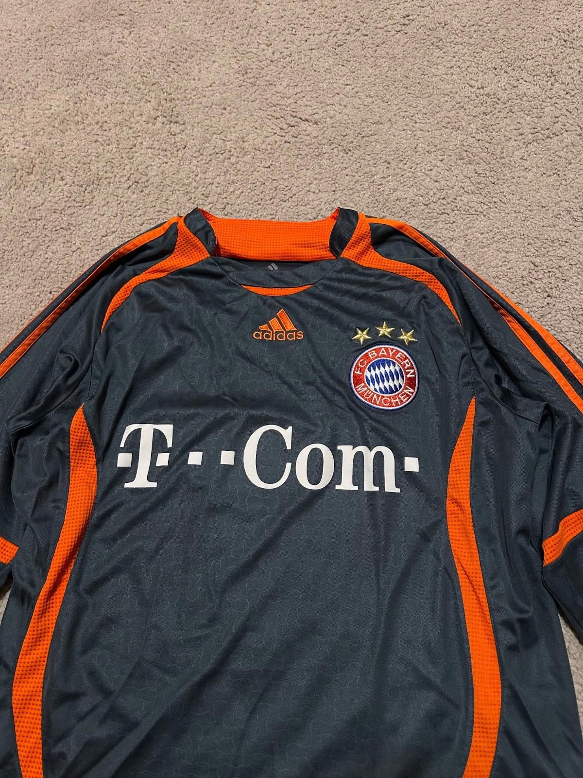Adidas Bayern Munich 2006/7 Goalkeeper Kit Adidas LS Football Shirt Size US L / EU 52-54 / 3 - 4 Thumbnail
