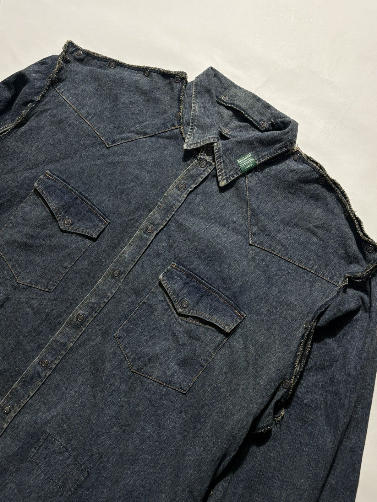 Maison MIHARA YASUHIRO RUNWAY MAISON MIHARA YASUHIRO 19AW REMOVABLE DENIM SHIRT Size US M / EU 48-50 / 2 - 3 Thumbnail