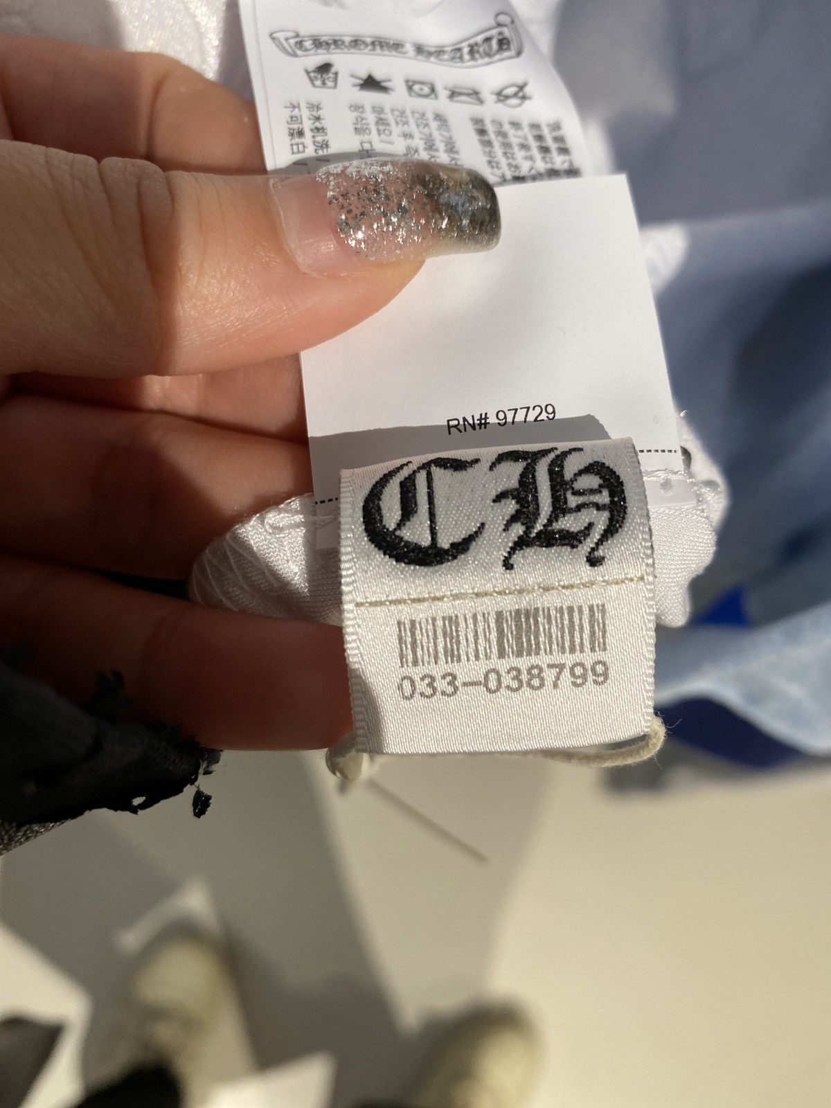 Chrome Hearts Chrome Hearts White Monogram Cross Logo Short Sleeve Polo Size M / US 6-8 / IT 42-44 - 3 Thumbnail