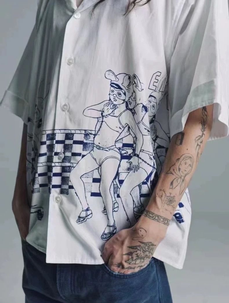 Enfants Riches Deprimes Enfants Riches DeprimesBunny Shirt Short Sleeve 2503-Nextar Size US M / EU 48-50 / 2 - 2 Thumbnail
