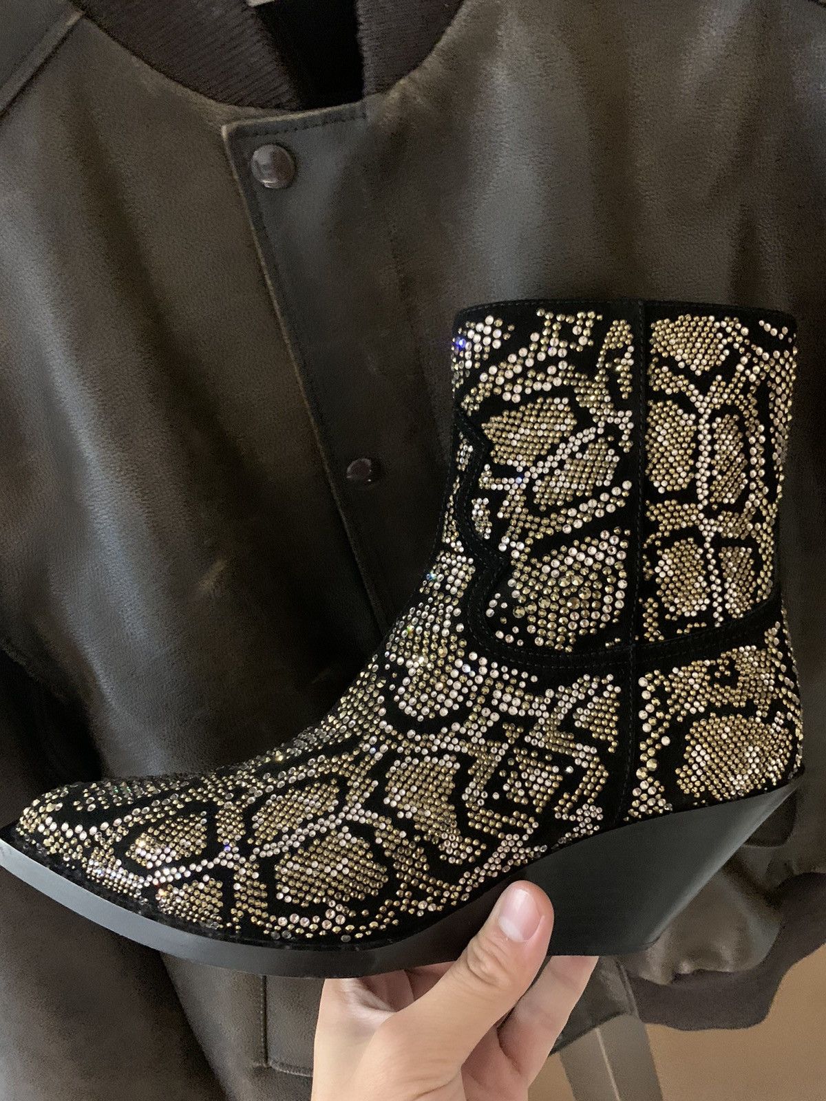 Celine Celine 2022FW Embroidered Moon boots | Grailed