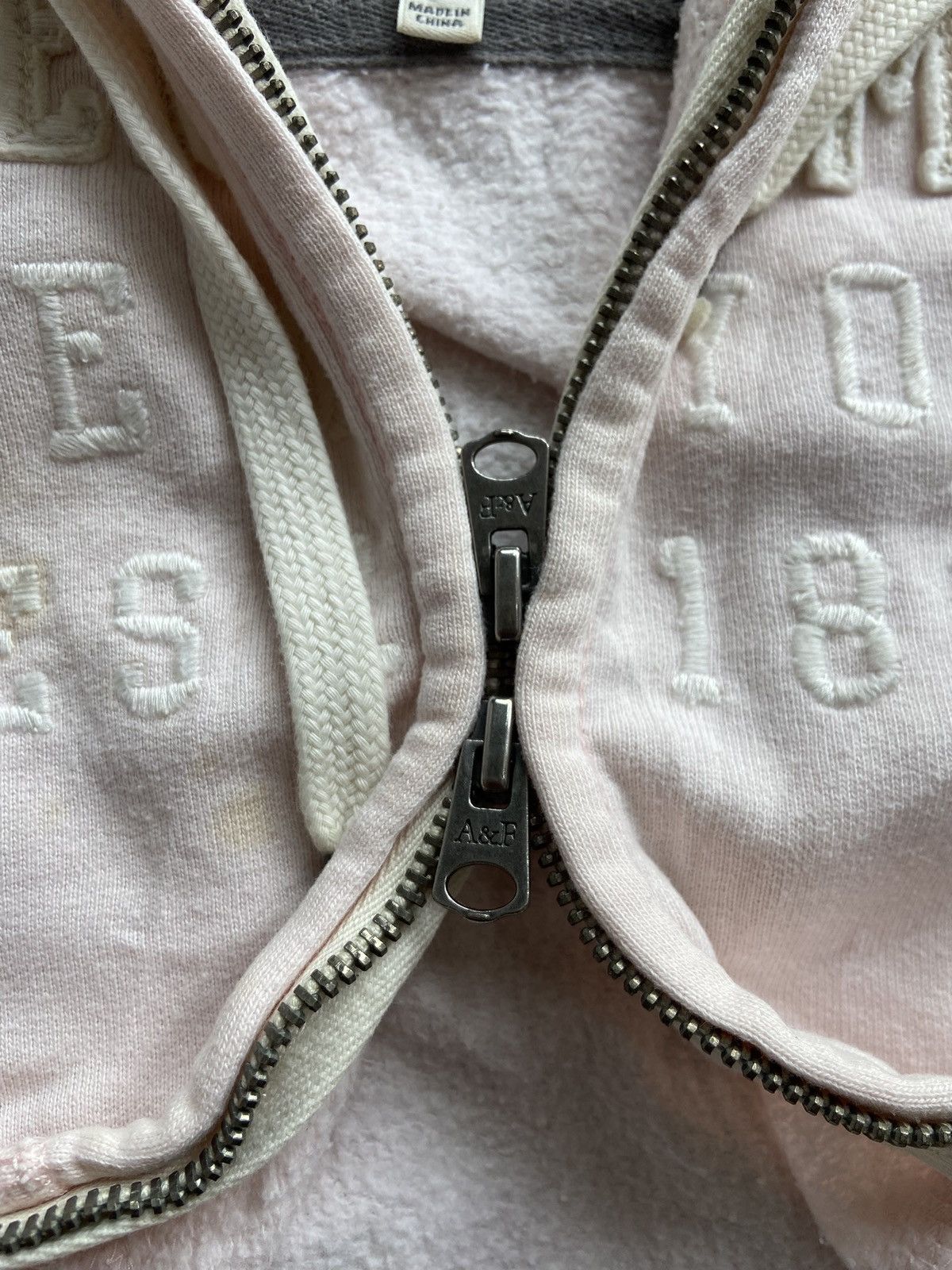 Abercrombie & Fitch Y2K Abercrombie and Fitch Cropped Hoodie Japanese LGB Style Size S / US 4 / IT 40 - 8 Thumbnail