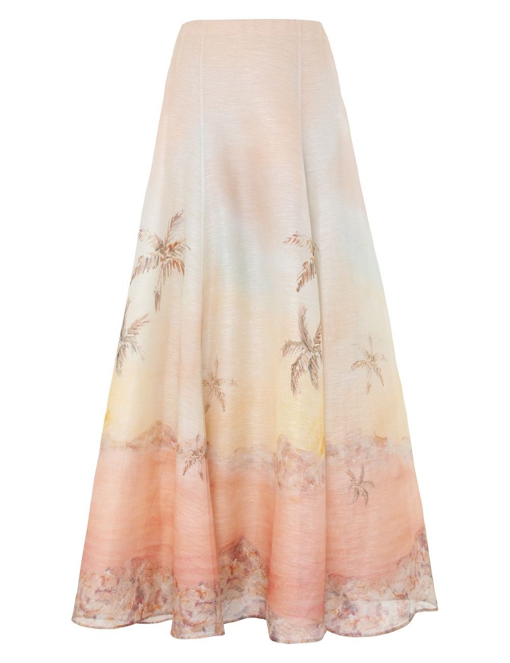 oc11z0226 Illuminate Maxi Skirt In Multicolor